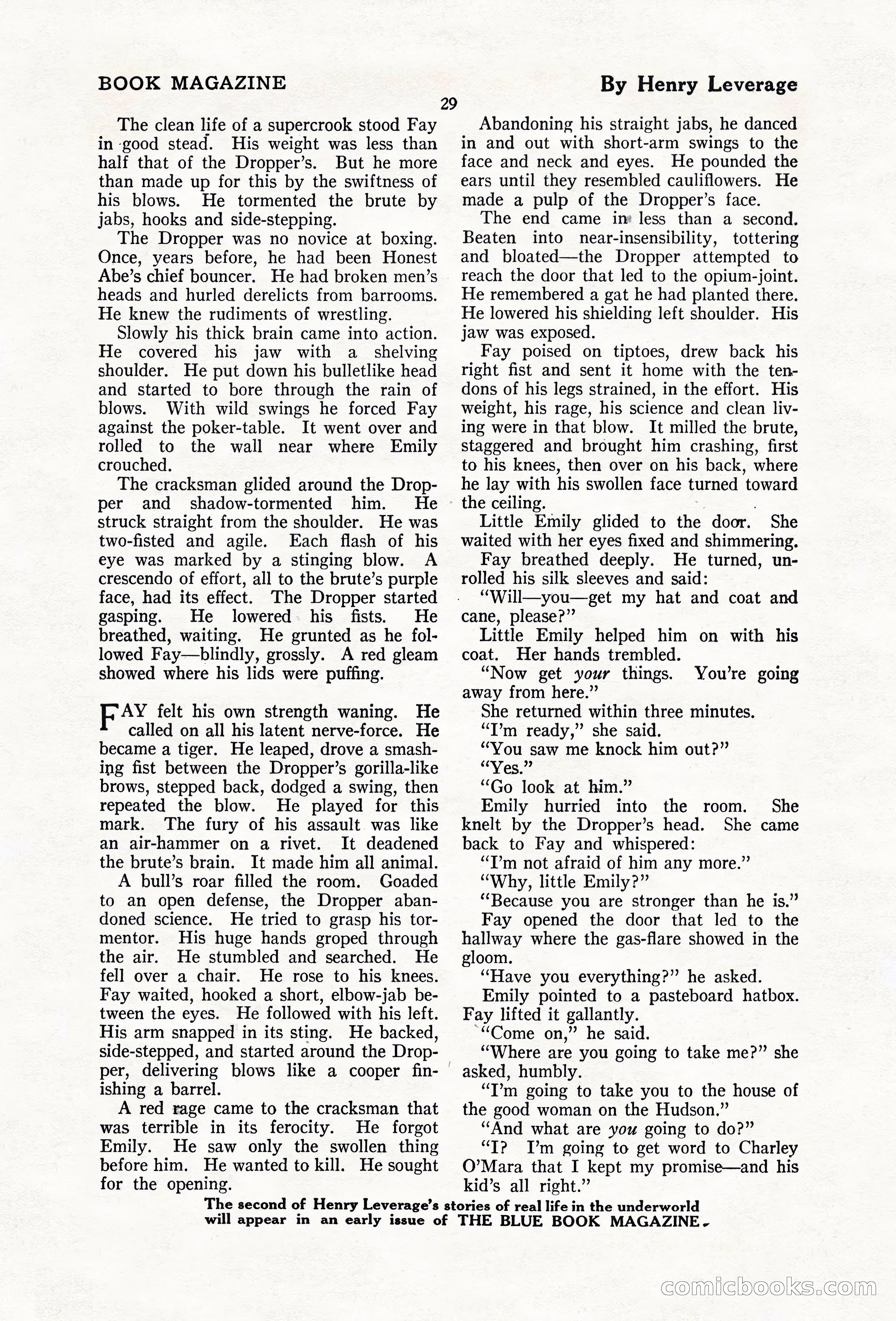 The Blue Book Magazine, February 1920 — page 35 of 210