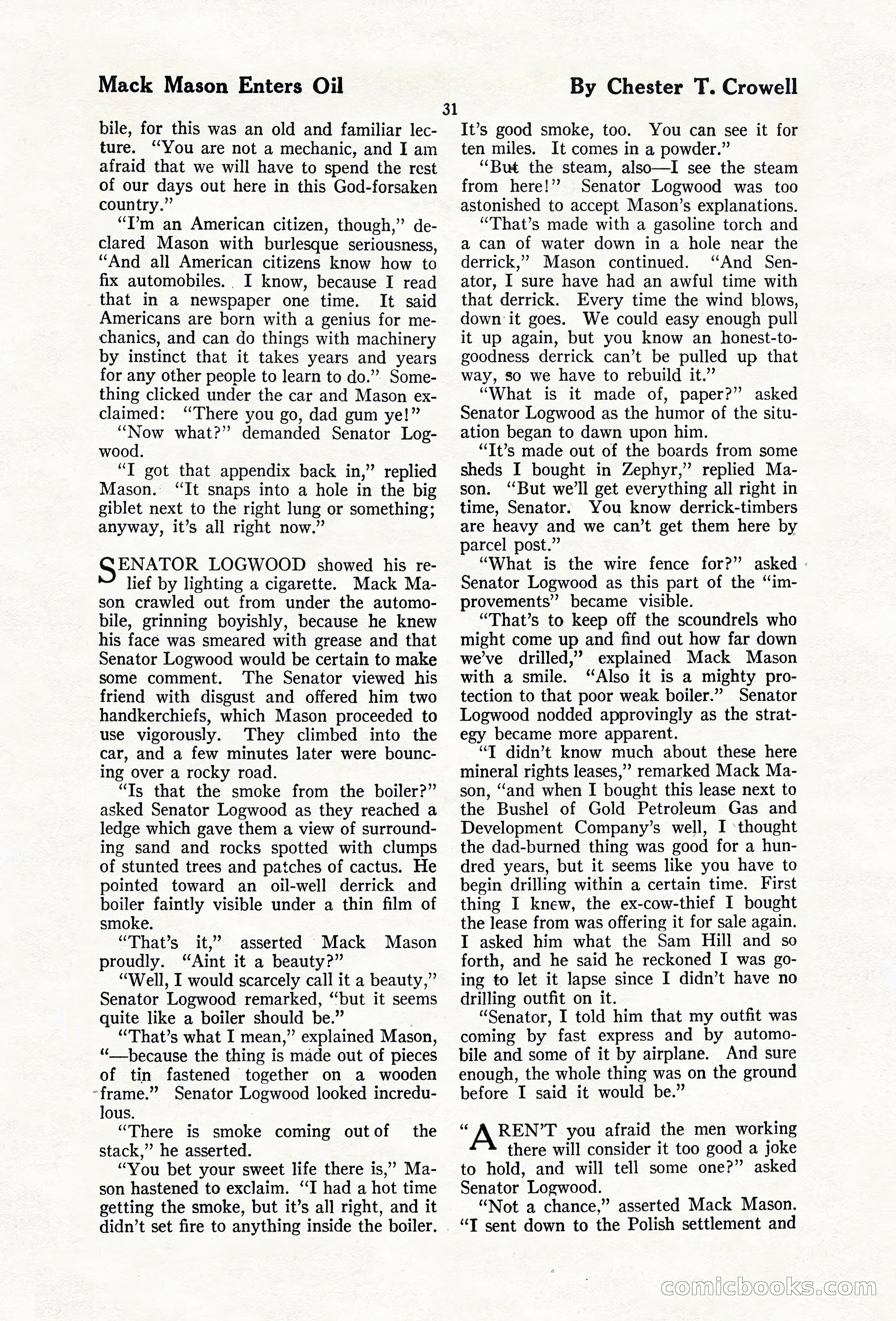 The Blue Book Magazine, February 1920 — page 37 of 210
