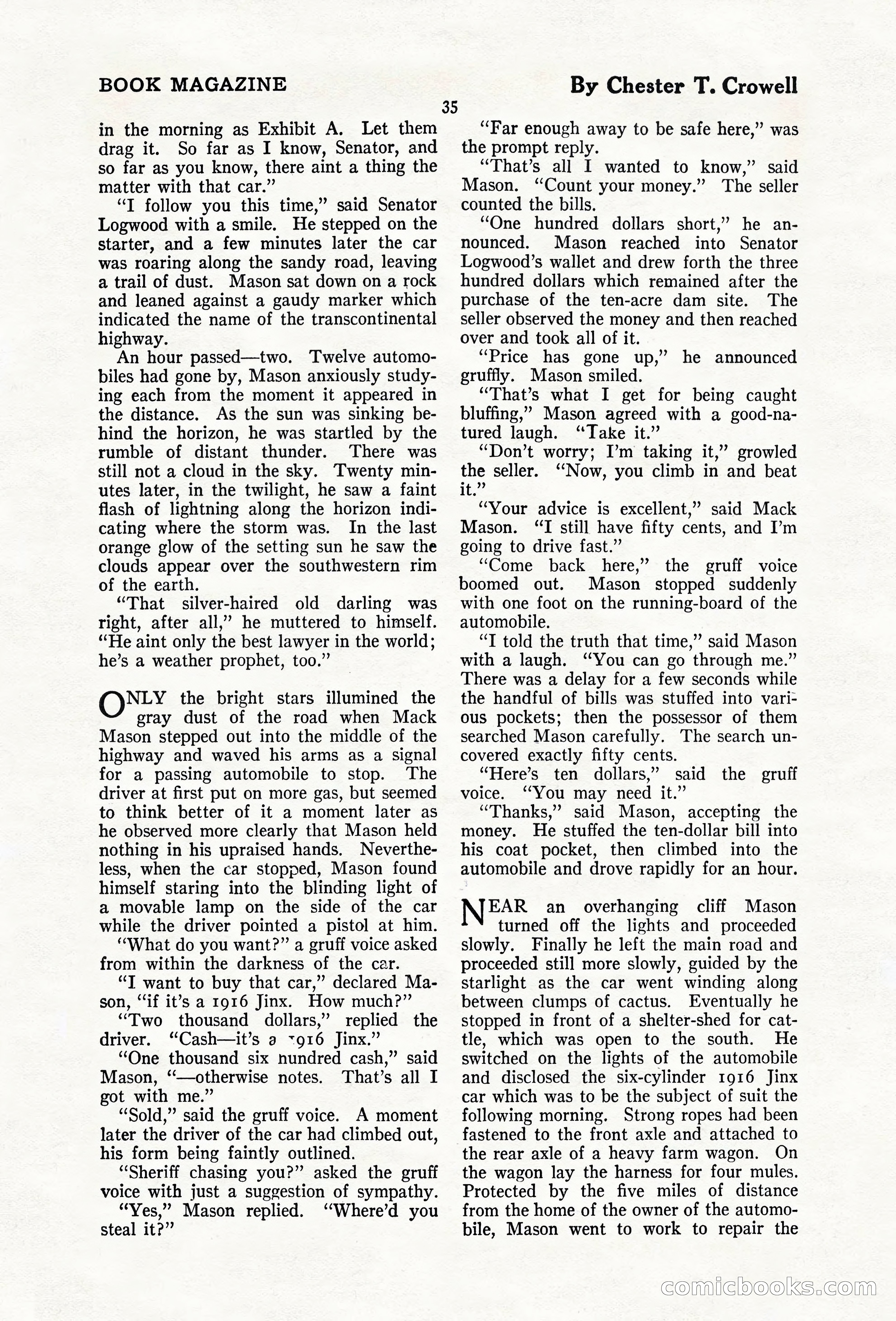 The Blue Book Magazine, February 1920 — page 41 of 210
