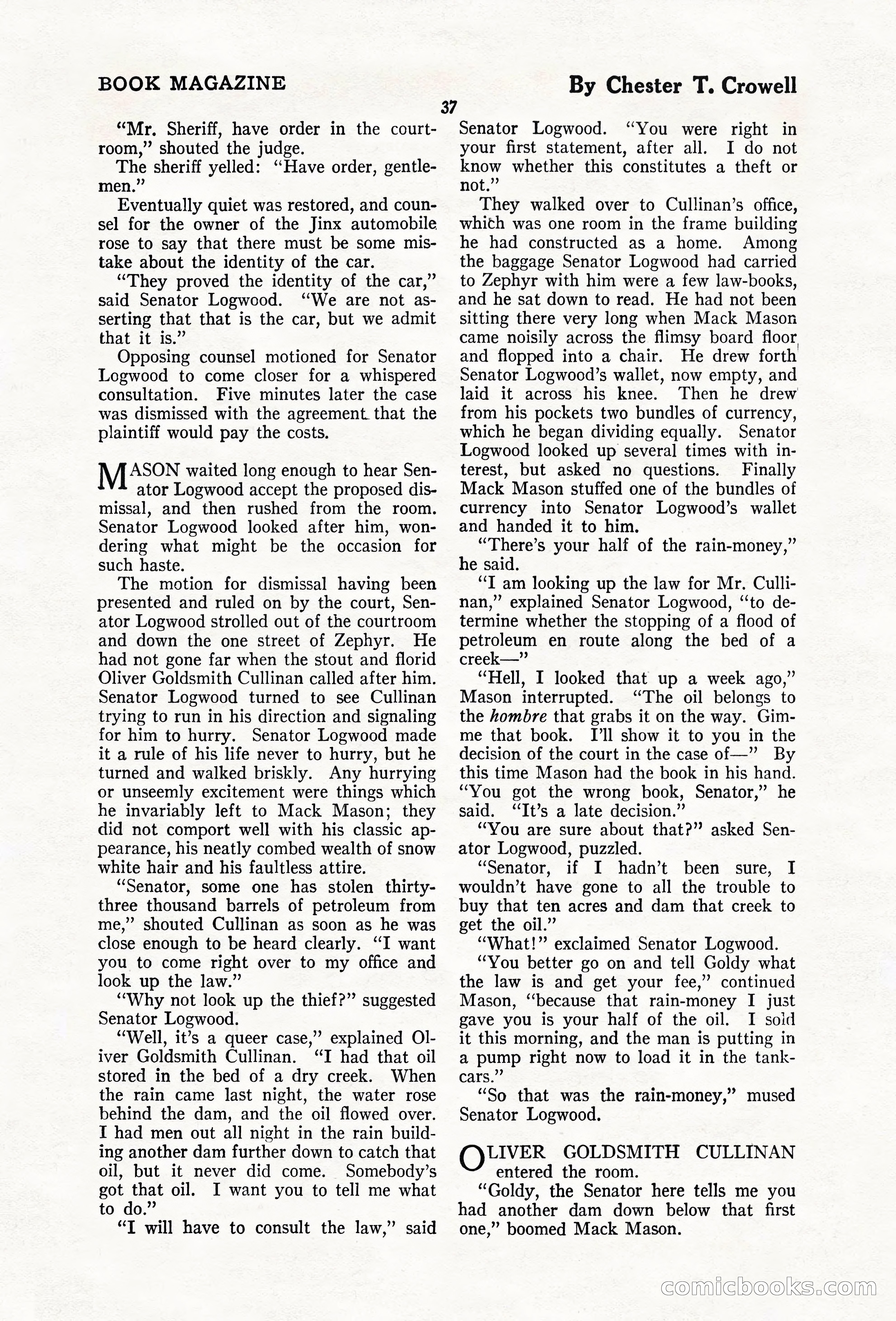 The Blue Book Magazine, February 1920 — page 43 of 210