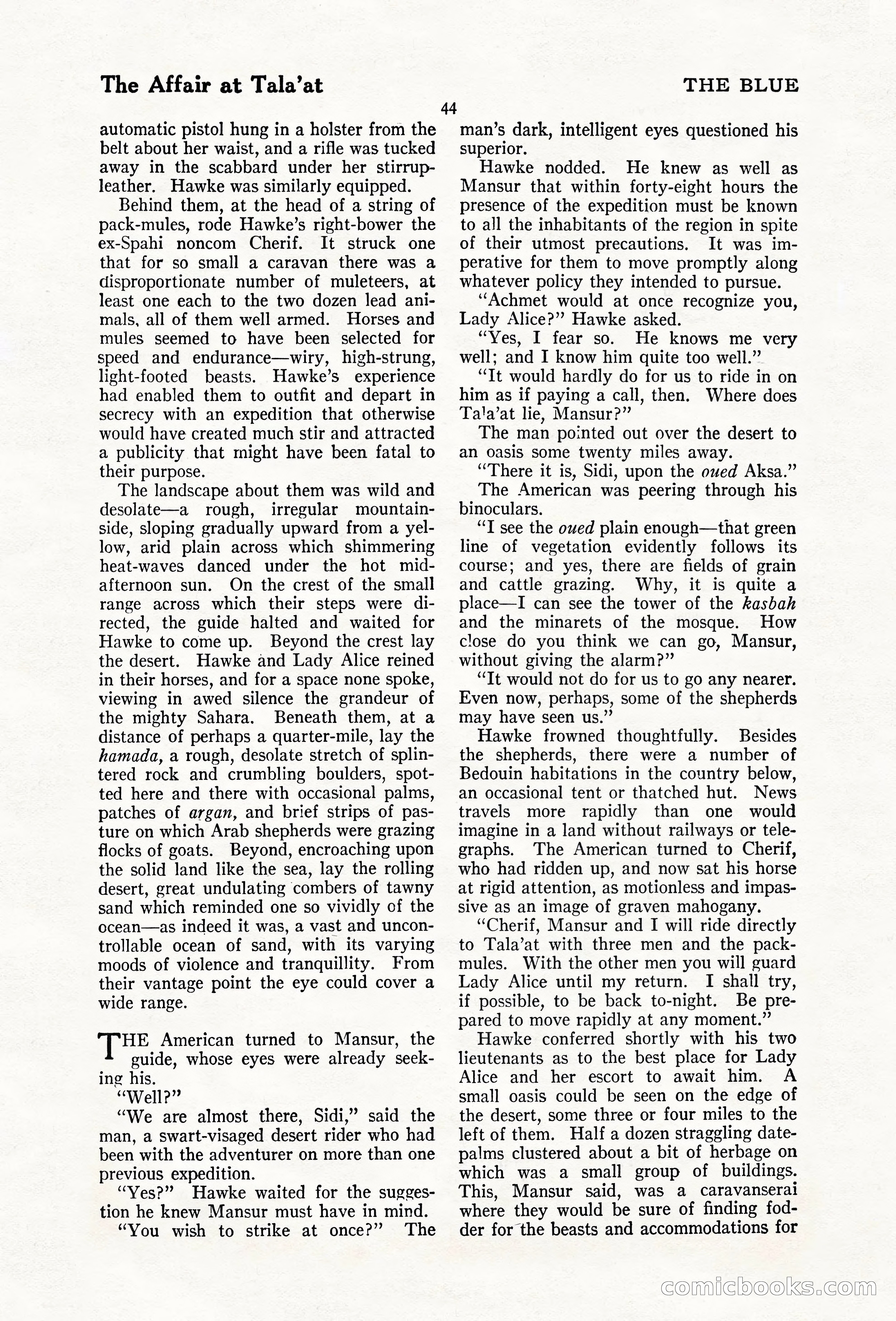 The Blue Book Magazine, February 1920 — page 50 of 210