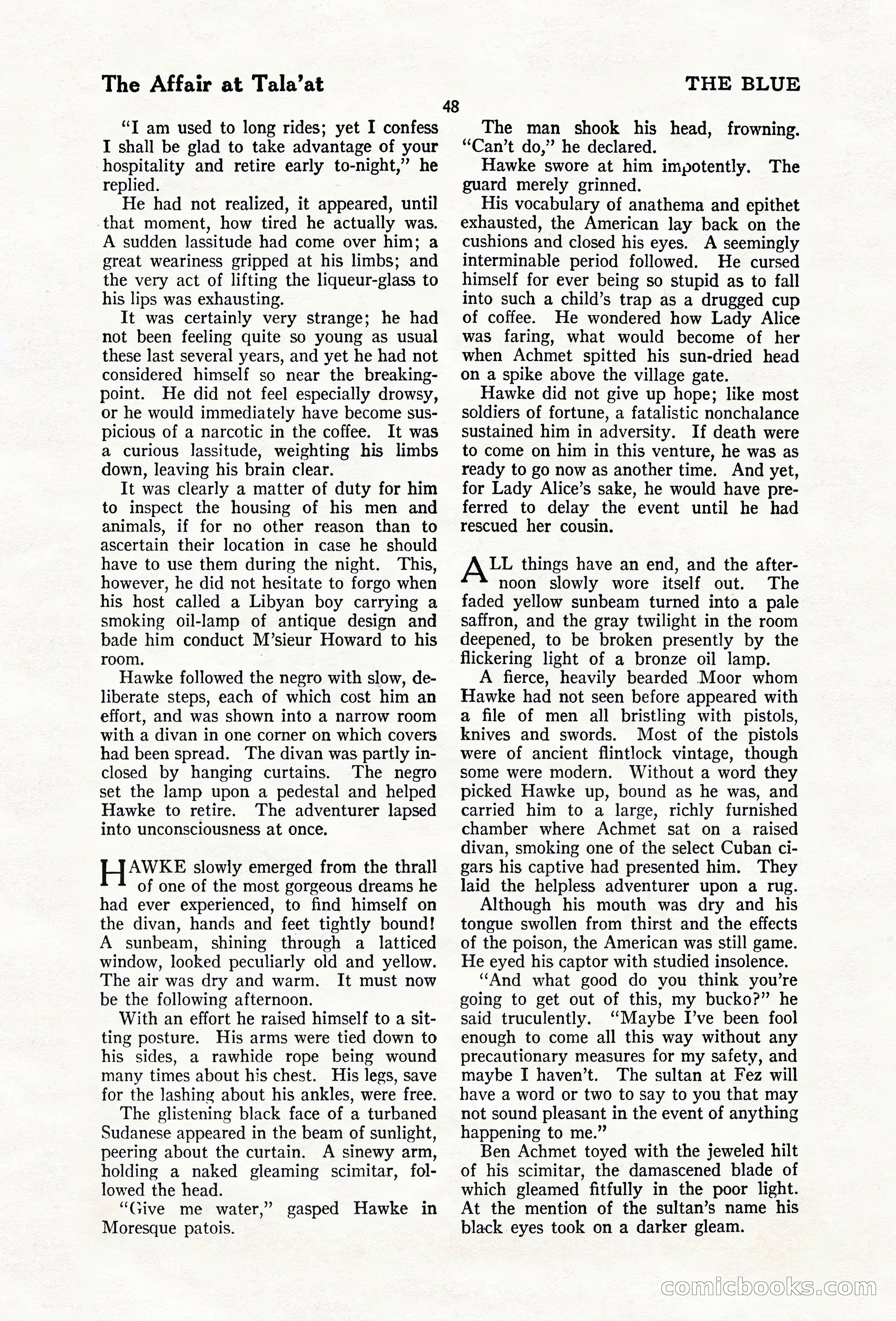 The Blue Book Magazine, February 1920 — page 54 of 210