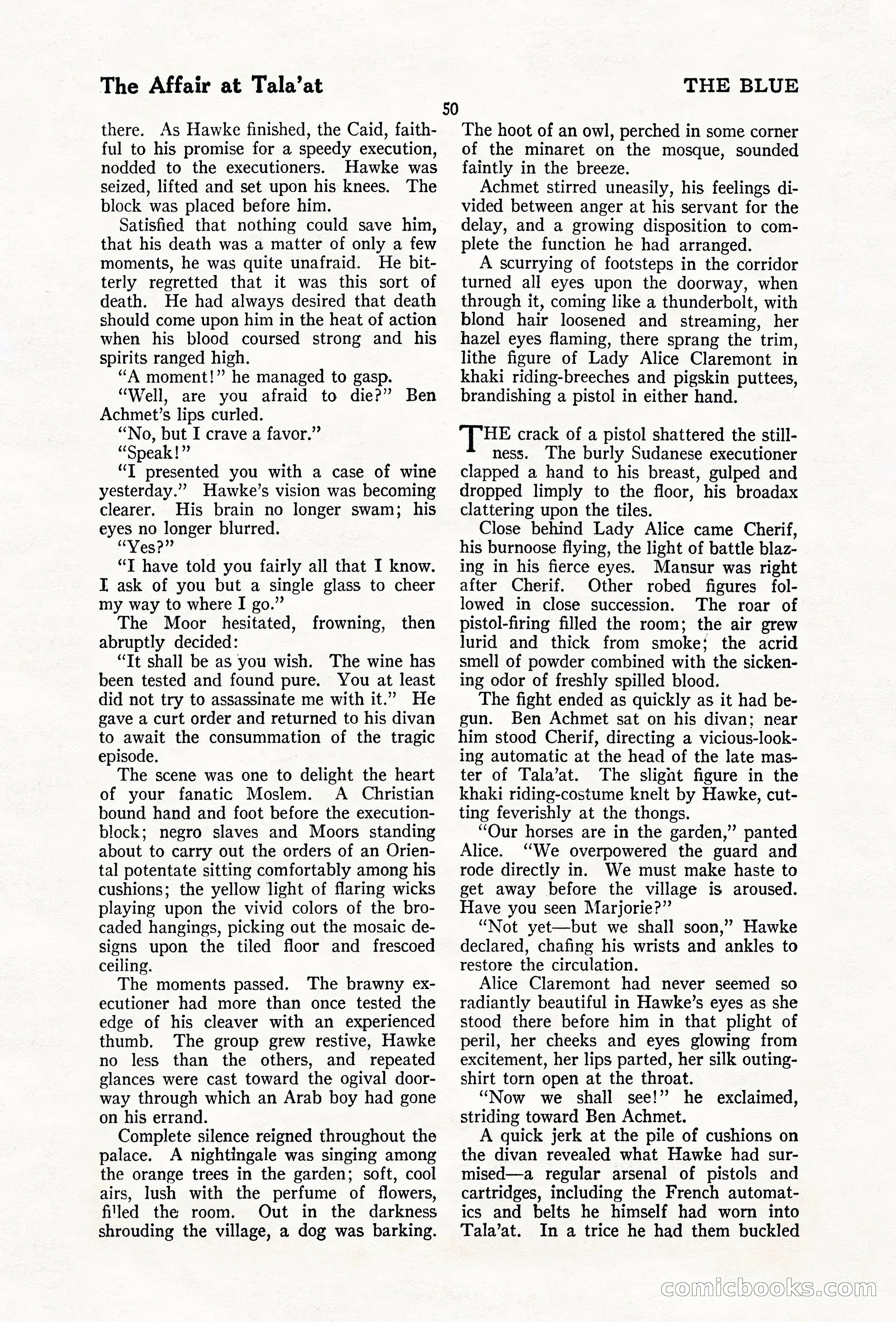 The Blue Book Magazine, February 1920 — page 56 of 210