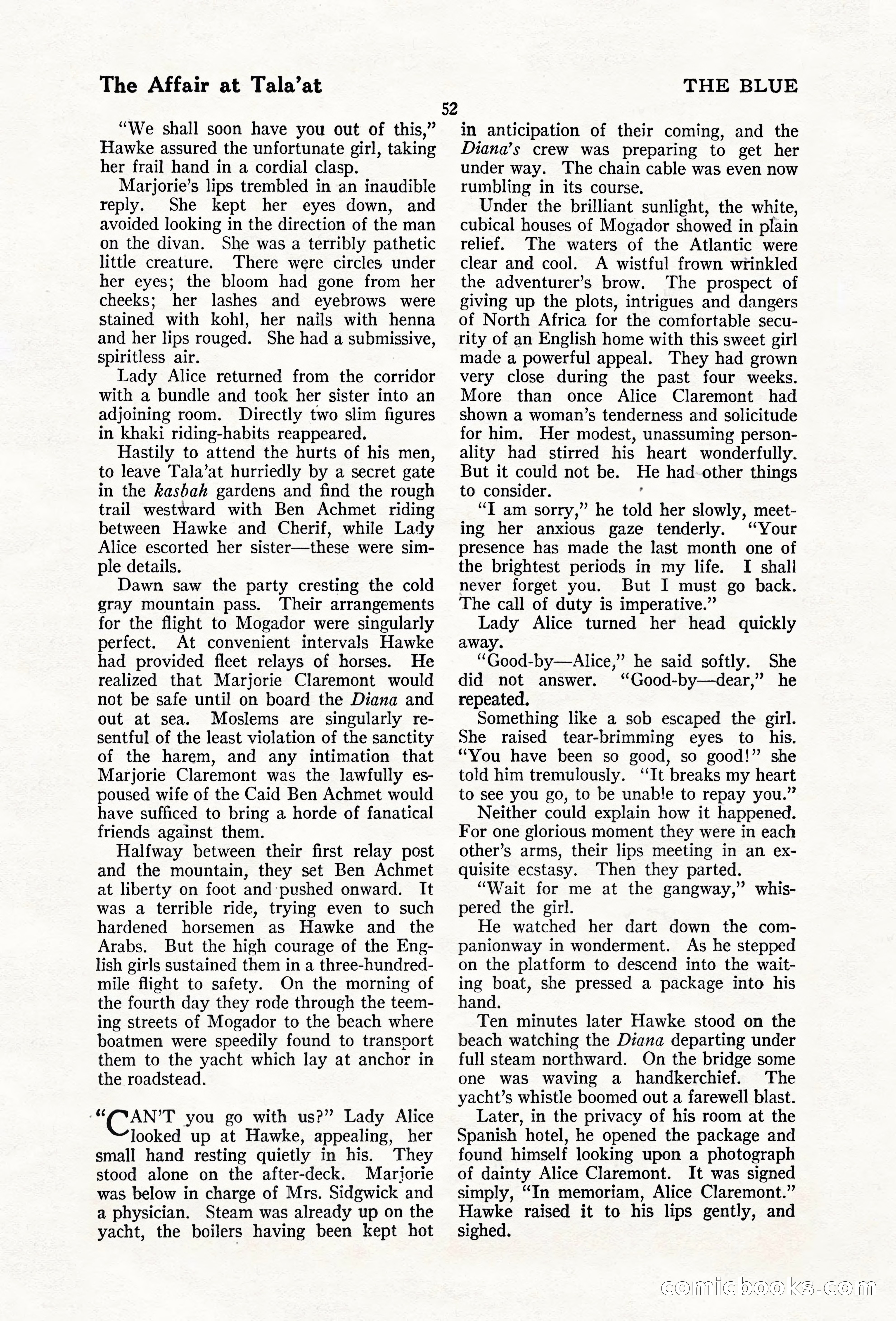 The Blue Book Magazine, February 1920 — page 58 of 210