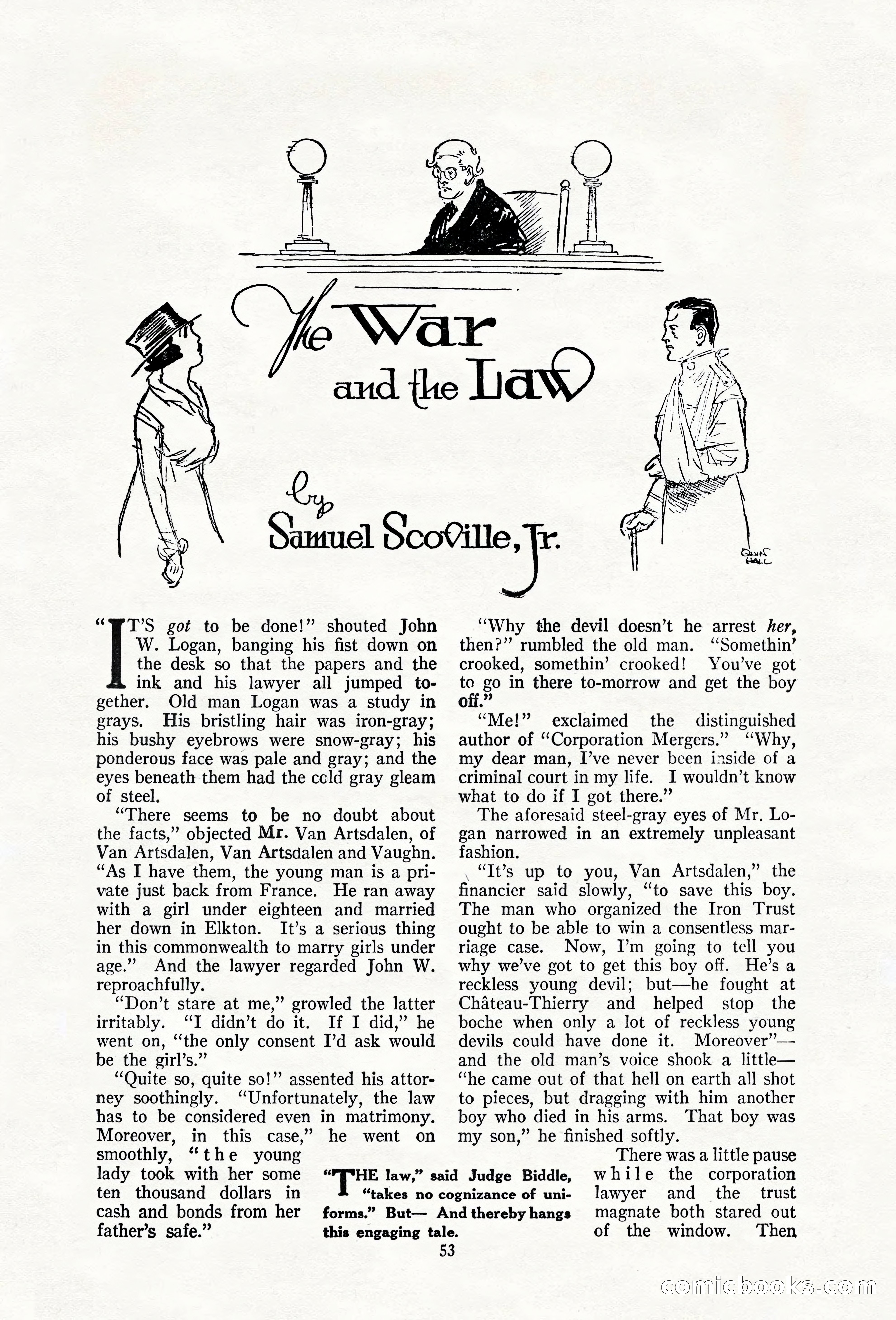 The Blue Book Magazine, February 1920 — page 59 of 210