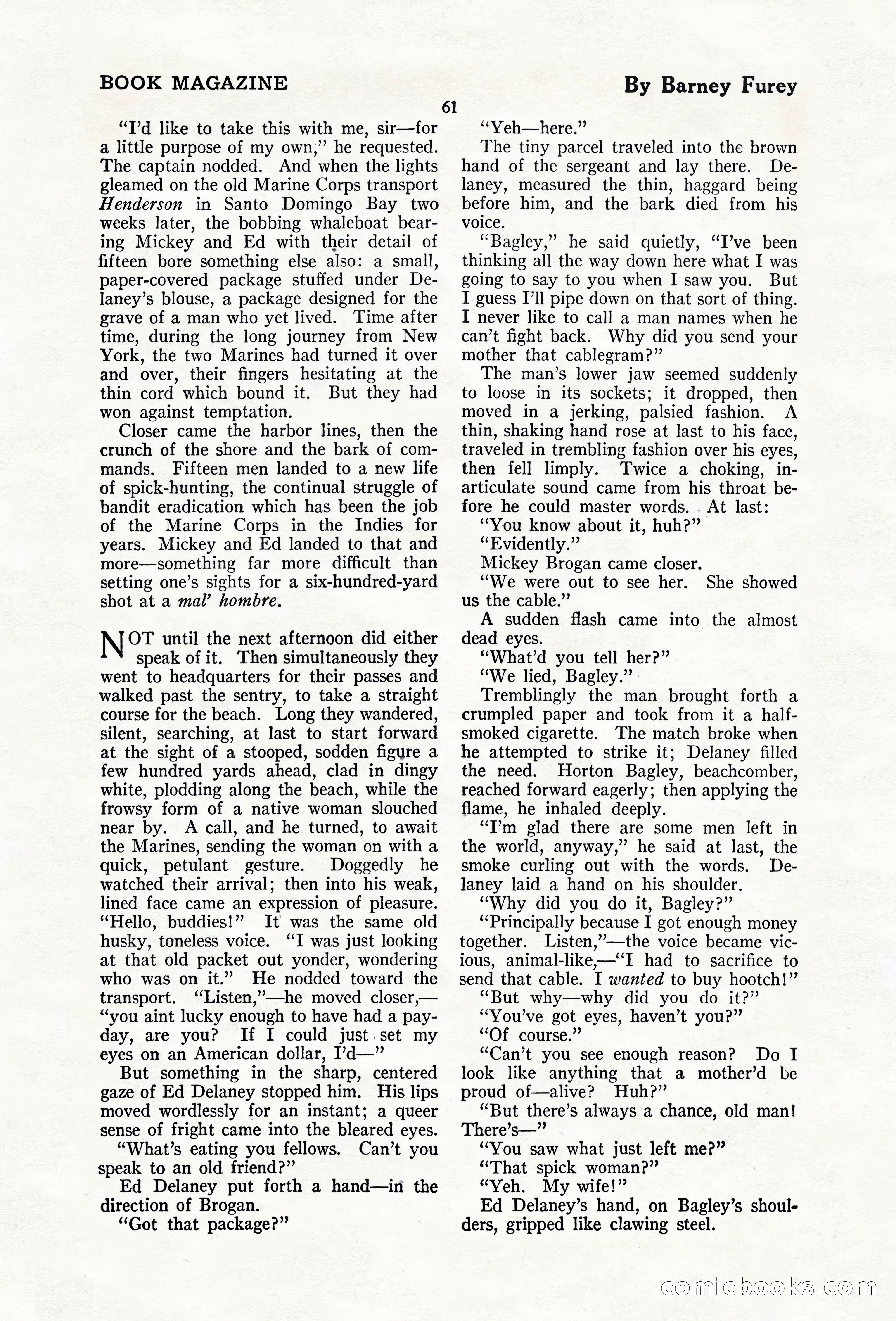 The Blue Book Magazine, February 1920 — page 67 of 210