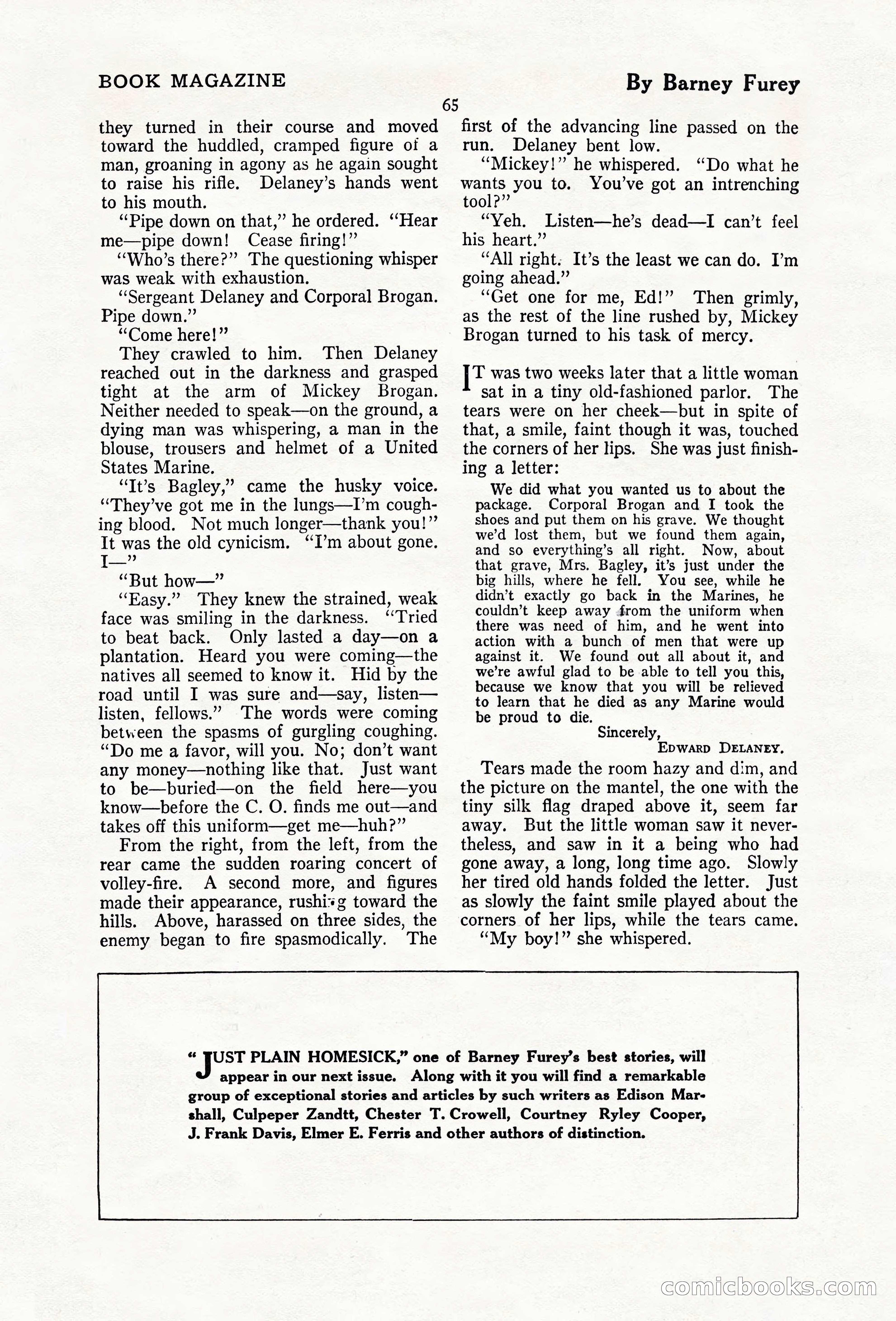 The Blue Book Magazine, February 1920 — page 71 of 210