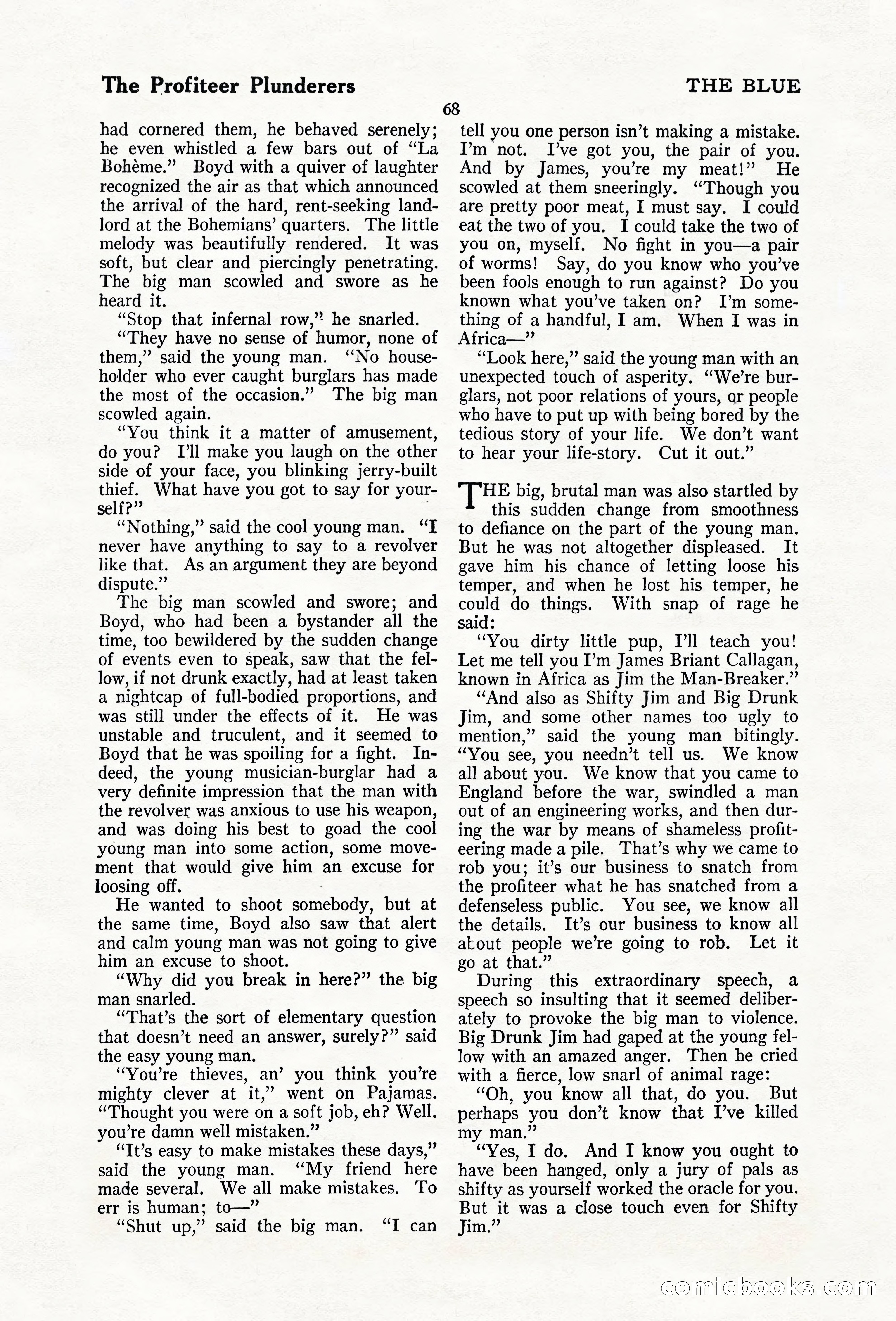The Blue Book Magazine, February 1920 — page 74 of 210