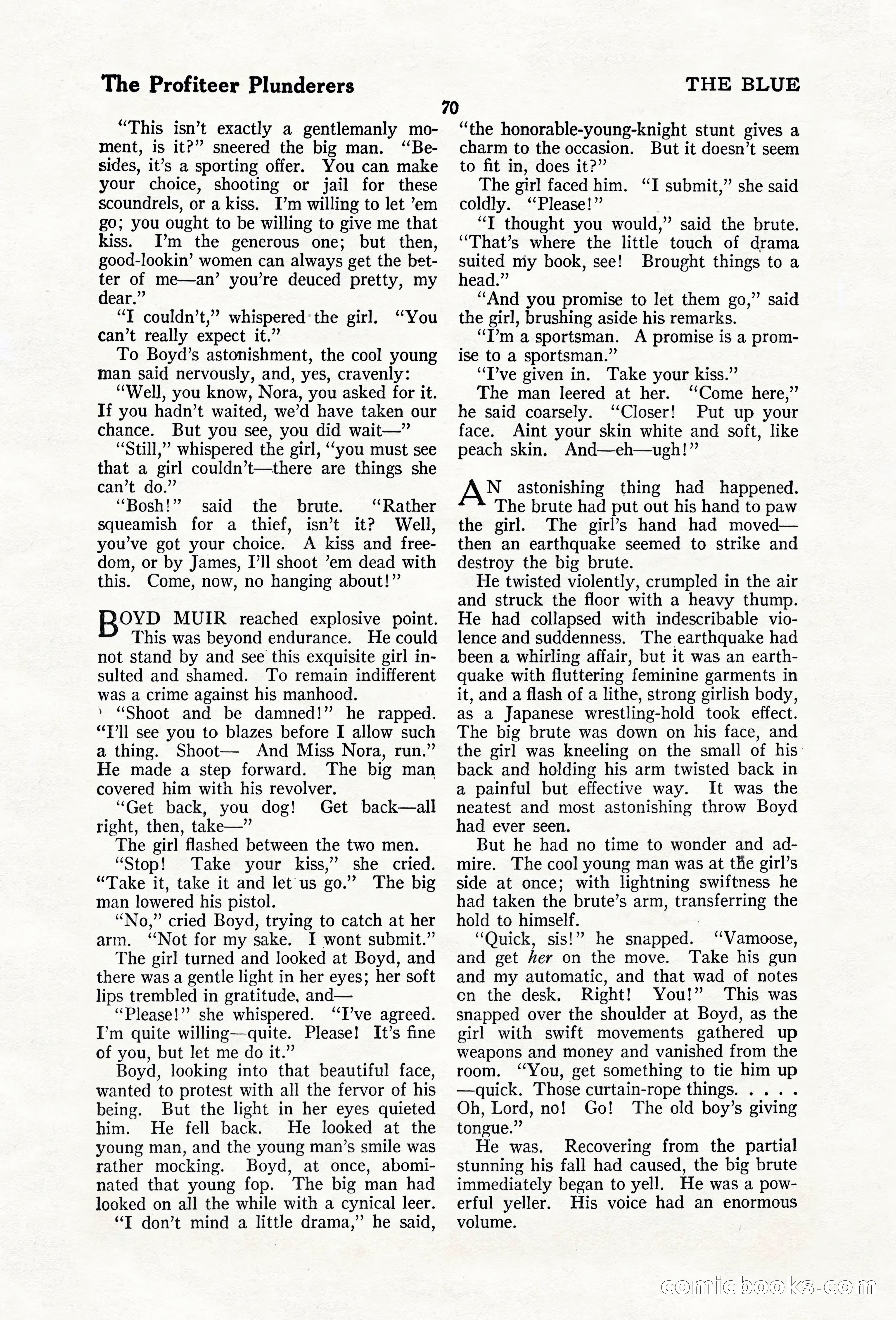 The Blue Book Magazine, February 1920 — page 76 of 210