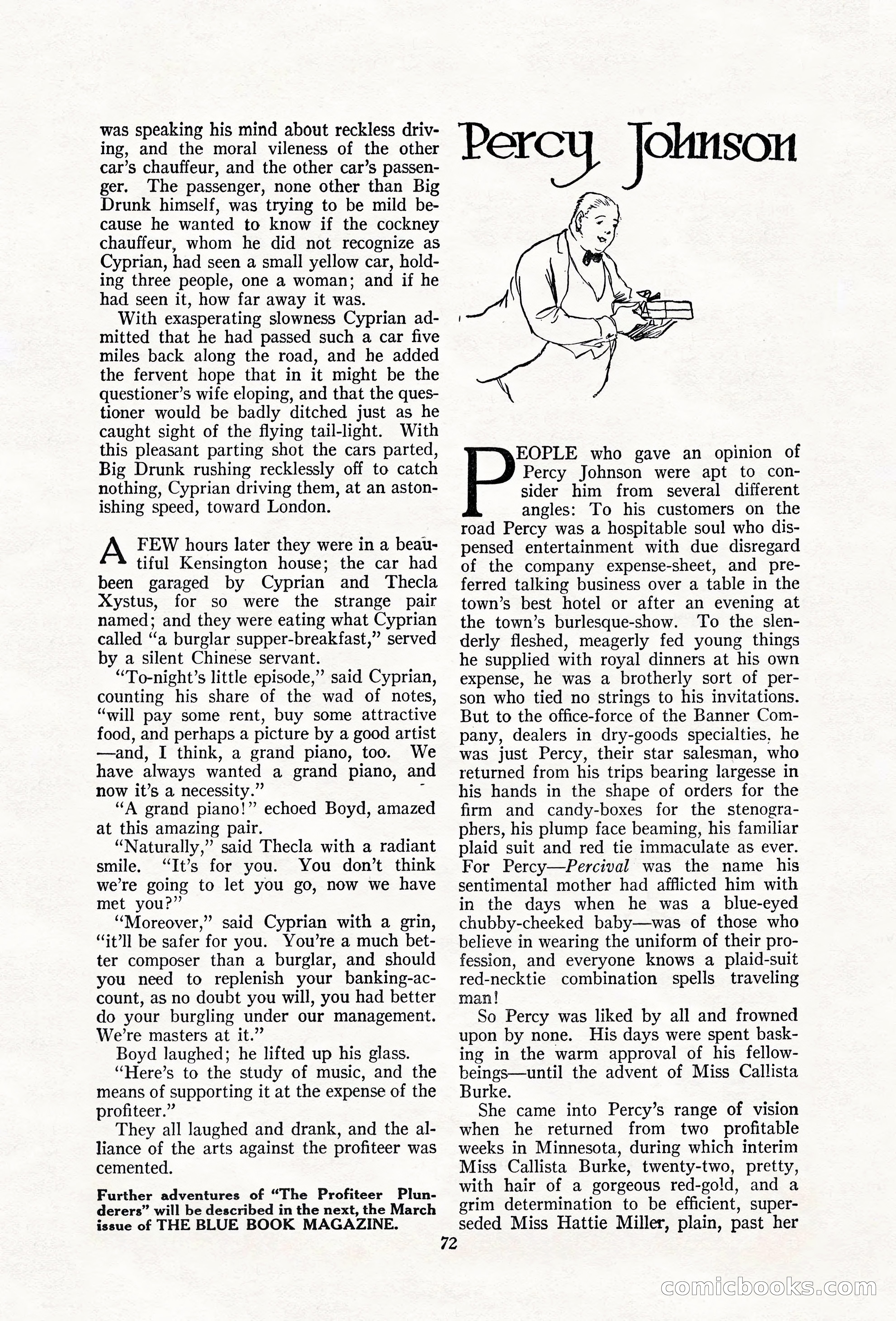 The Blue Book Magazine, February 1920 — page 78 of 210