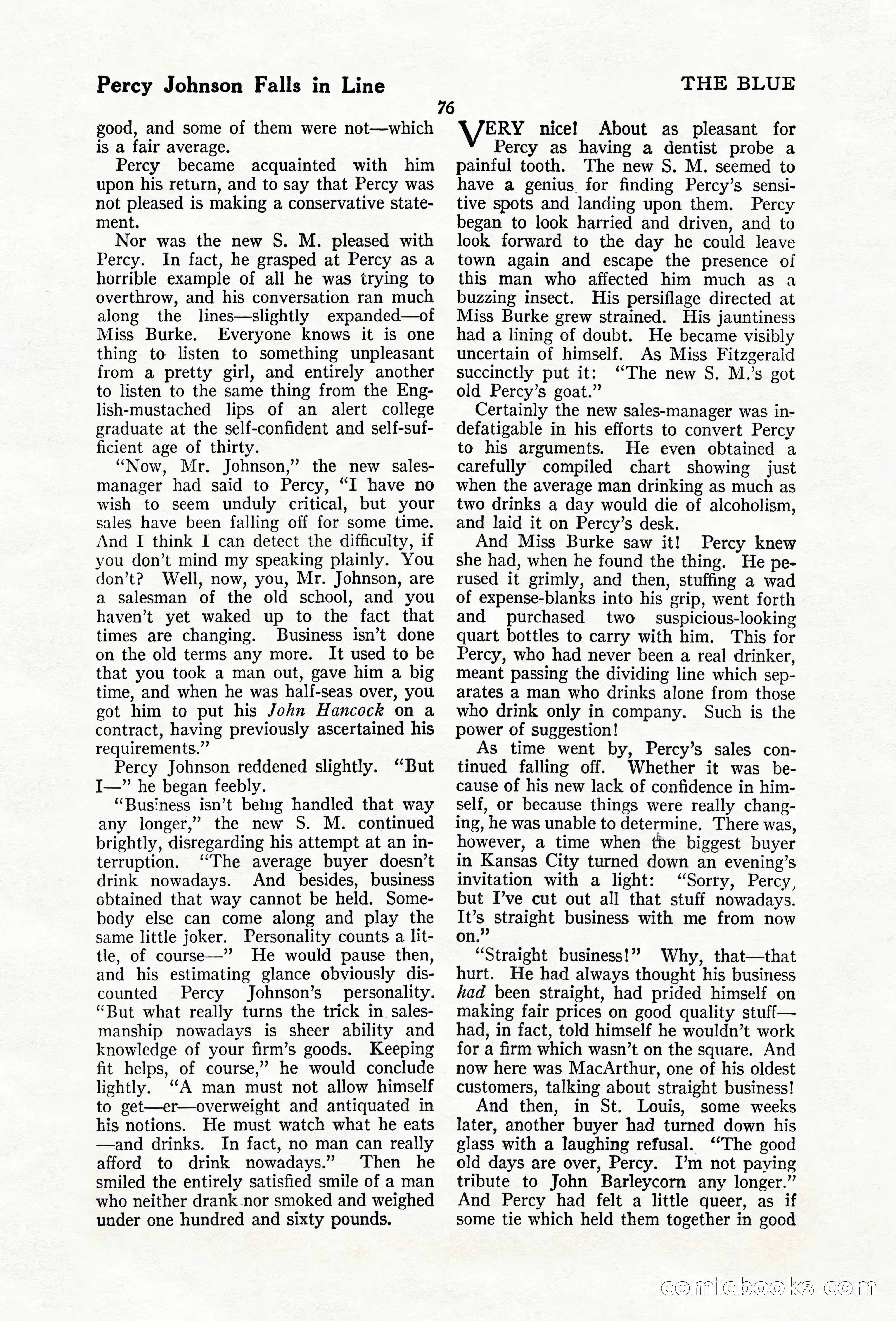 The Blue Book Magazine, February 1920 — page 82 of 210