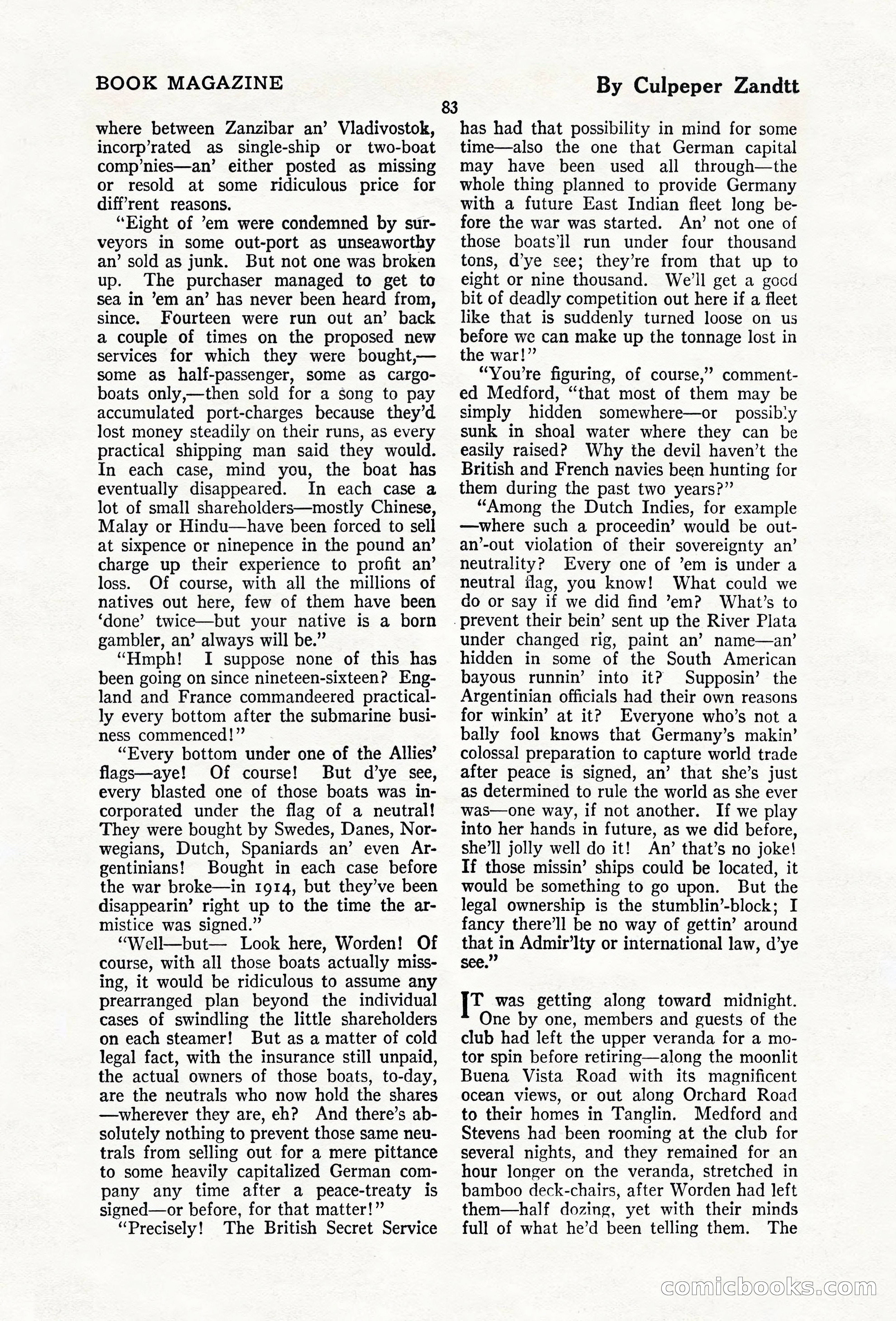 The Blue Book Magazine, February 1920 — page 89 of 210