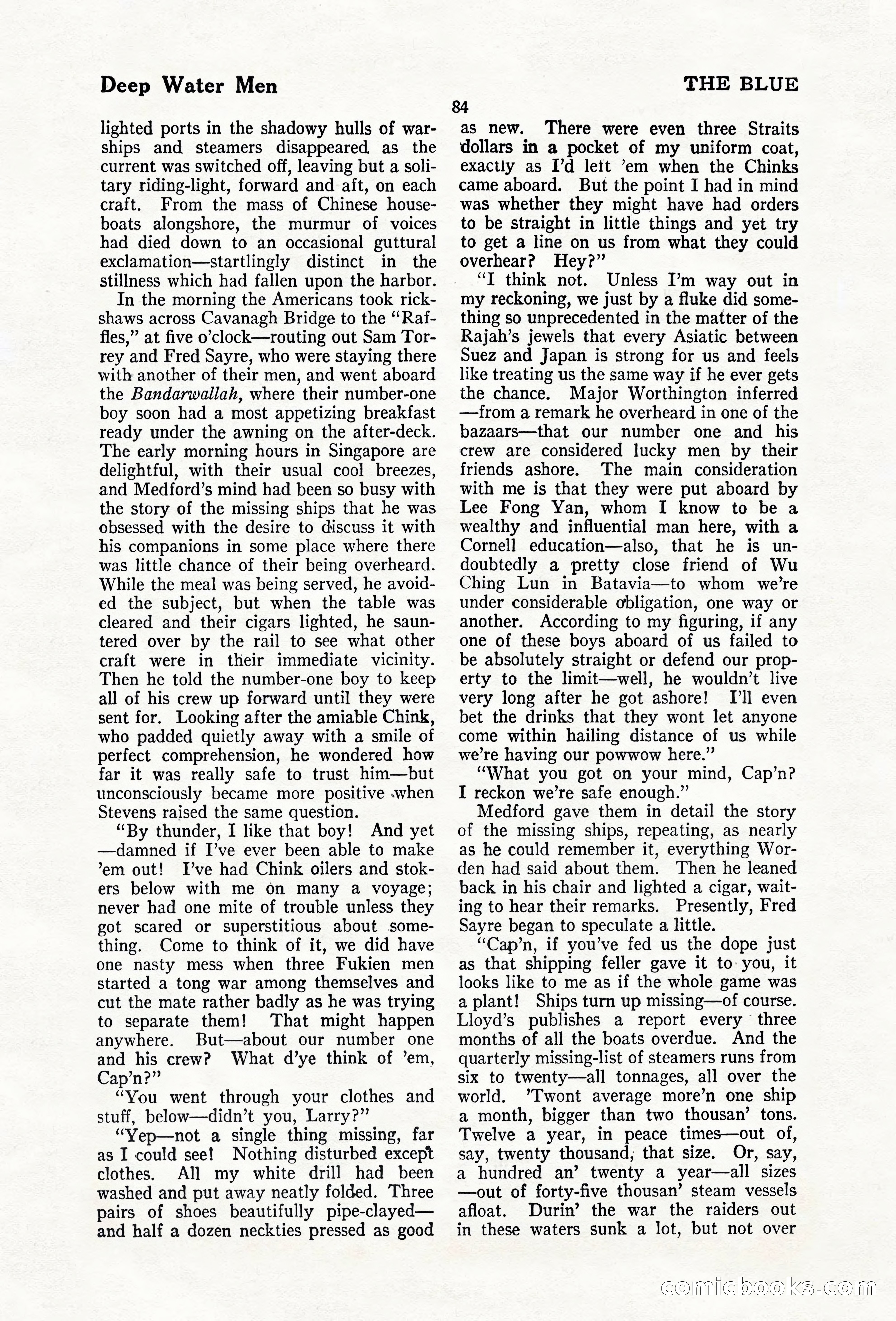 The Blue Book Magazine, February 1920 — page 90 of 210