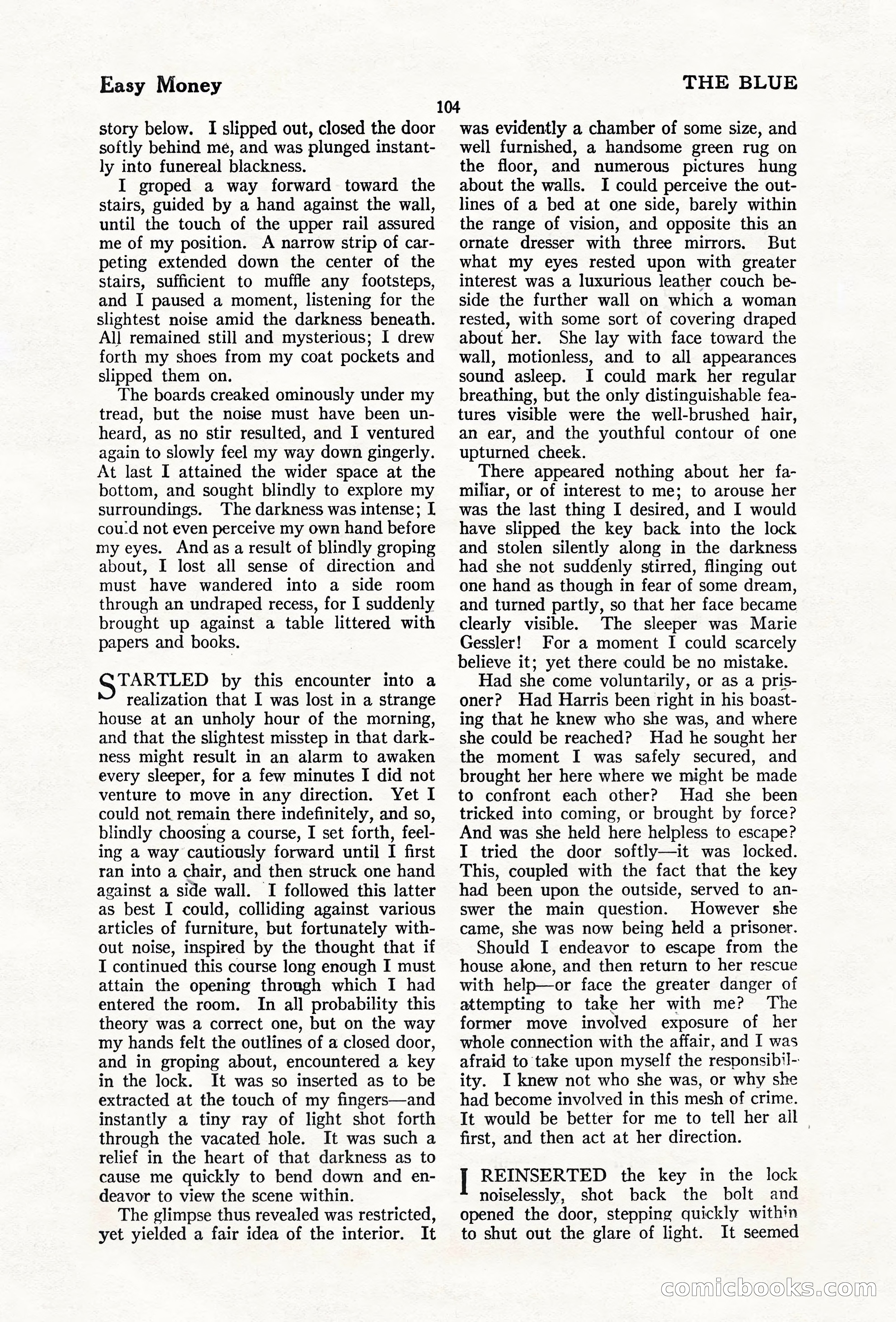 The Blue Book Magazine, February 1920 — page 110 of 210
