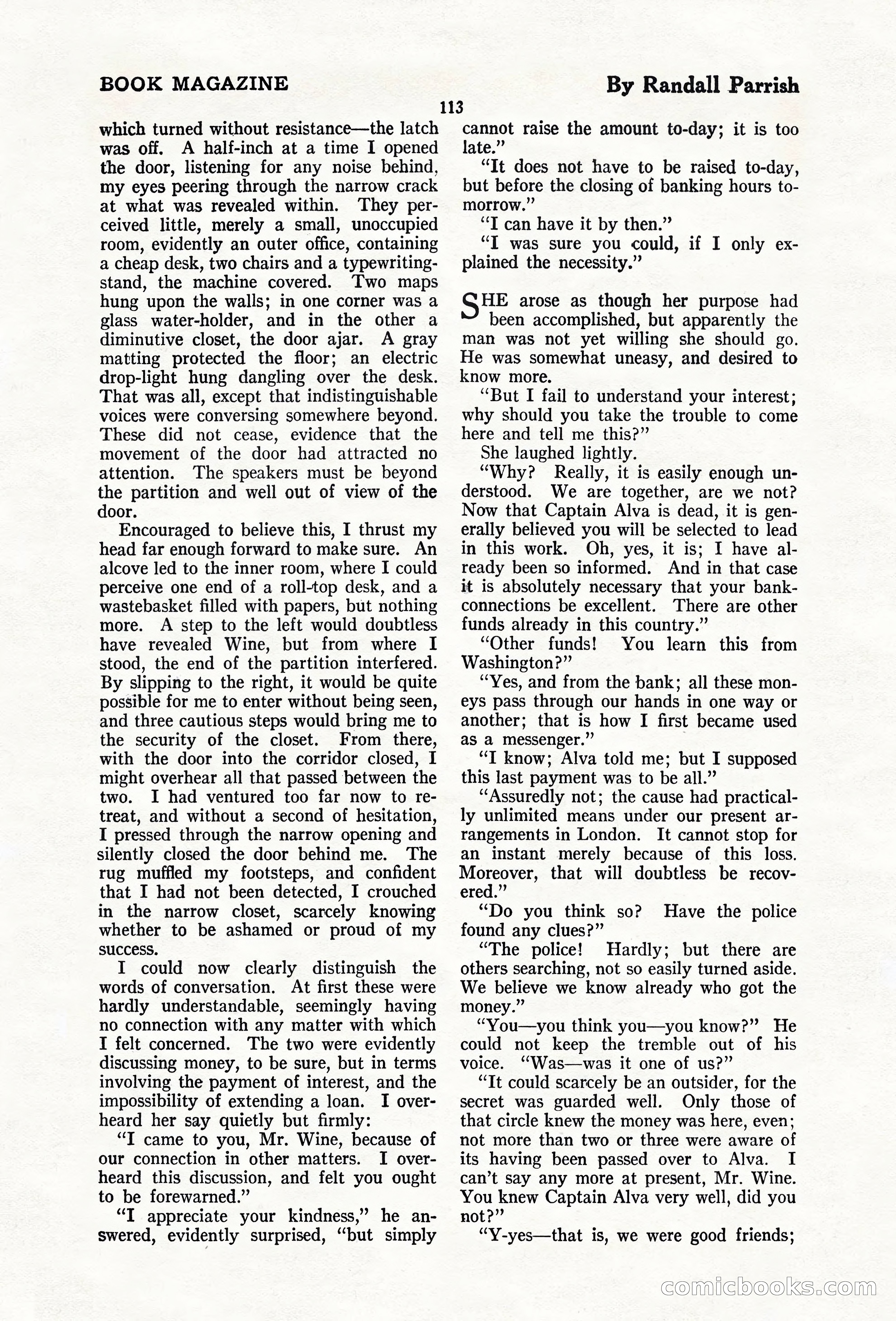 The Blue Book Magazine, February 1920 — page 119 of 210