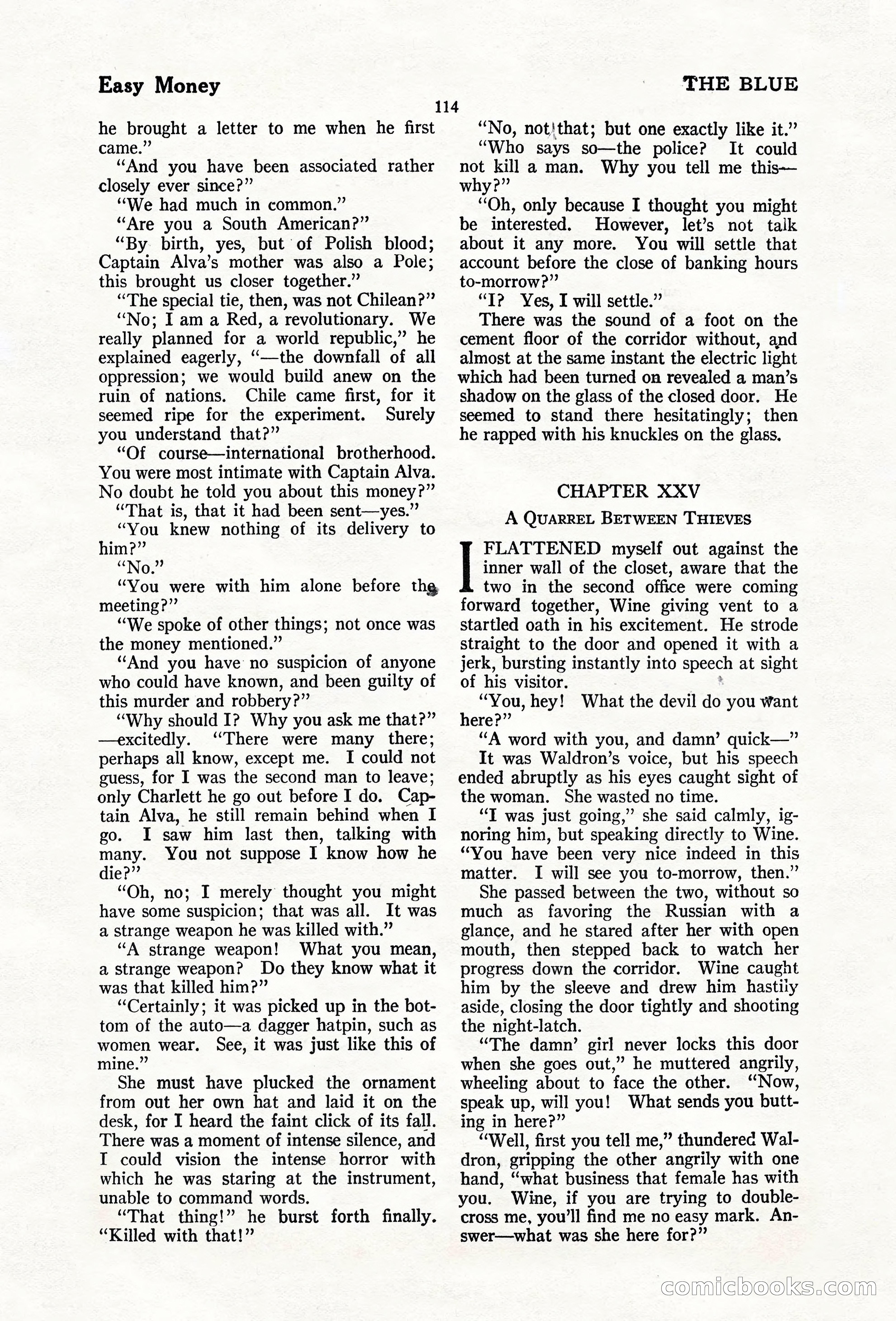 The Blue Book Magazine, February 1920 — page 120 of 210