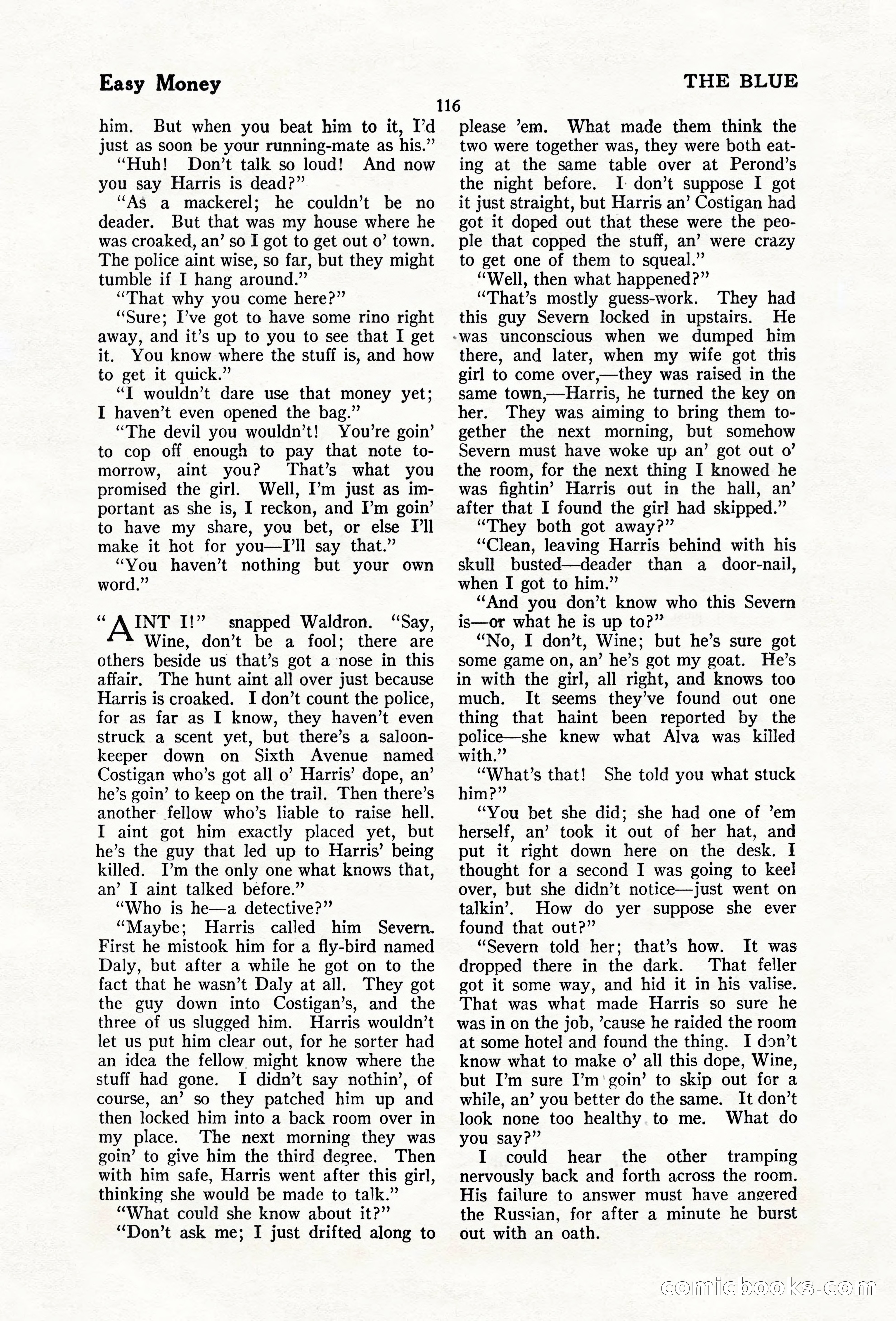 The Blue Book Magazine, February 1920 — page 122 of 210