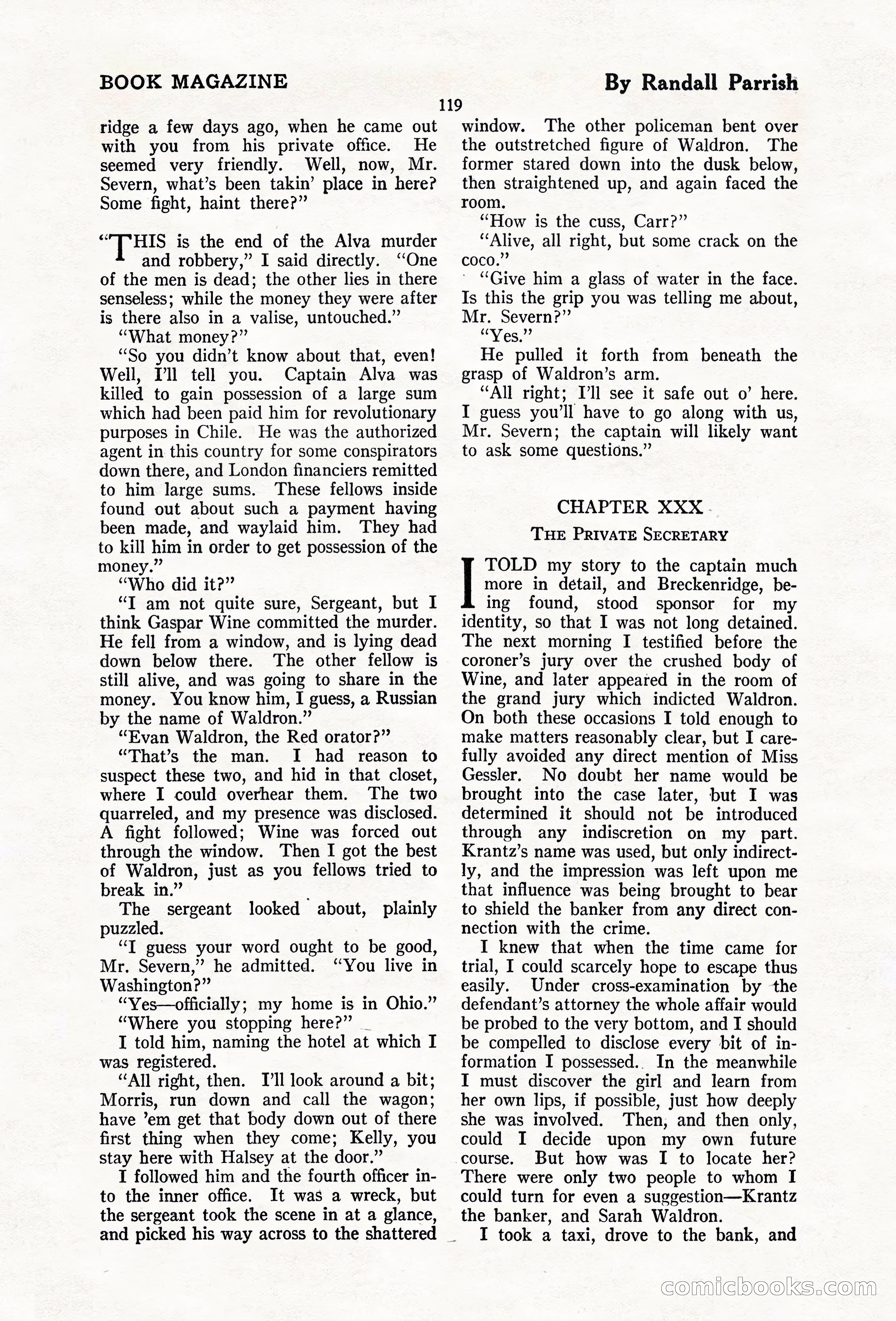 The Blue Book Magazine, February 1920 — page 125 of 210