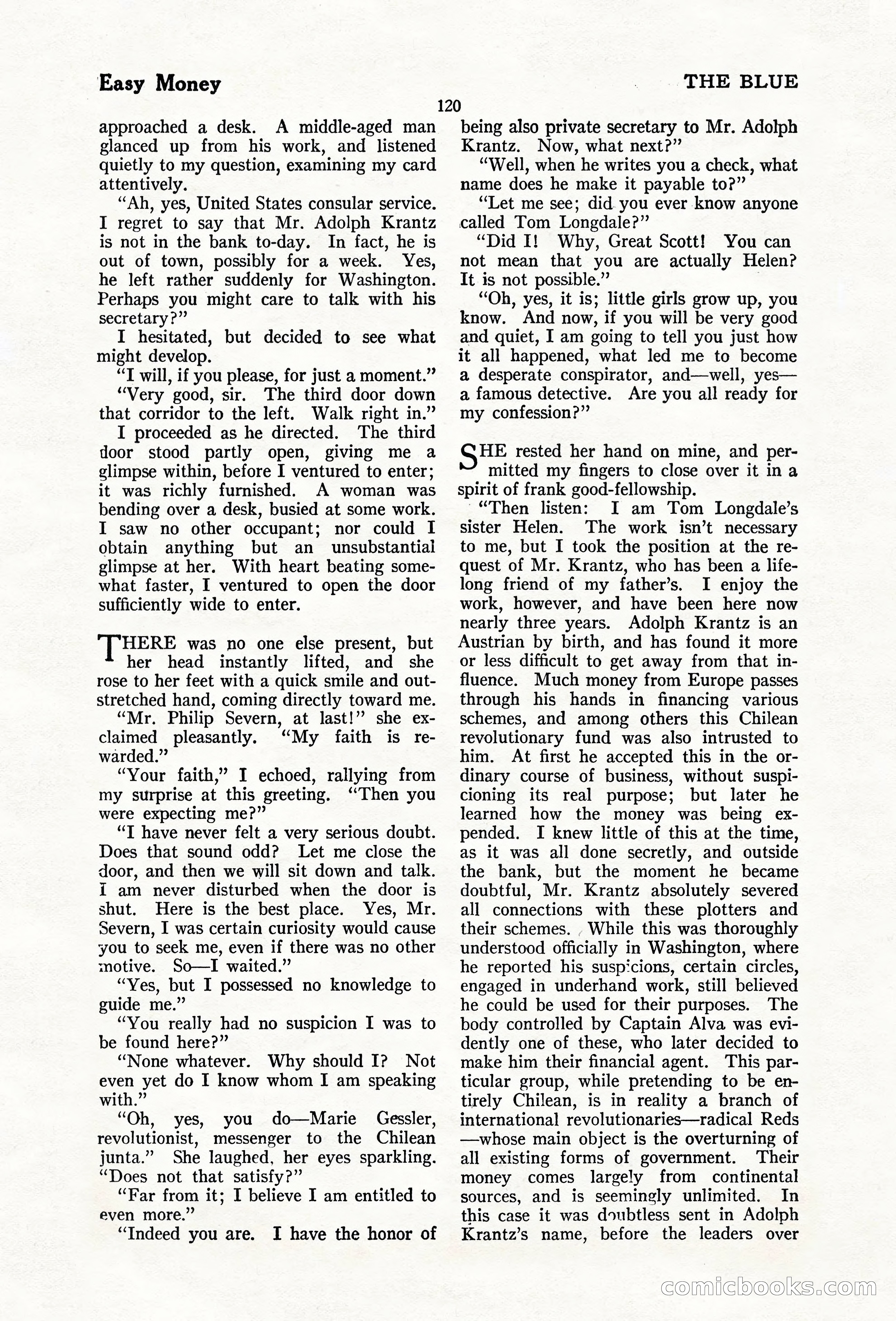 The Blue Book Magazine, February 1920 — page 126 of 210