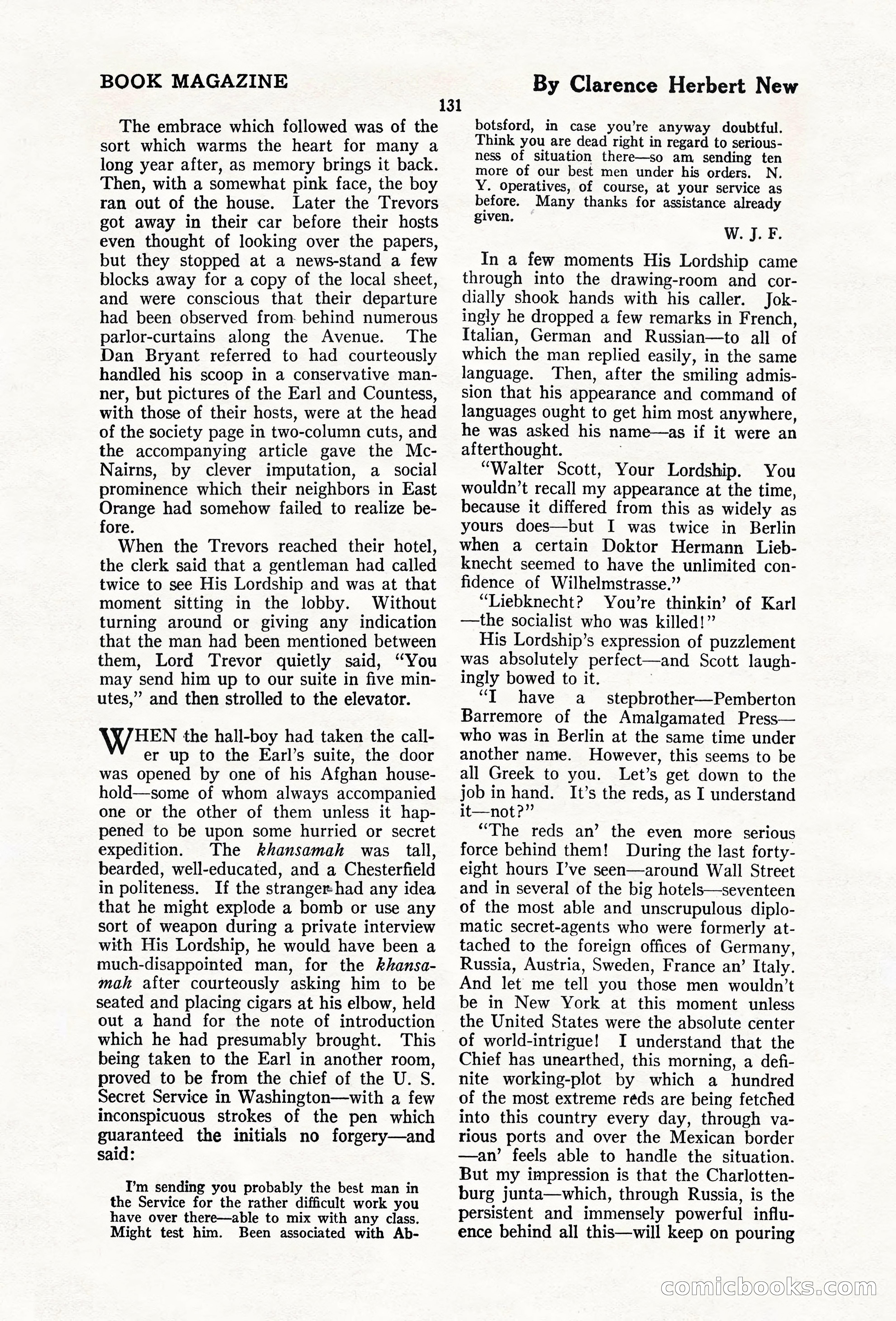 The Blue Book Magazine, February 1920 — page 137 of 210