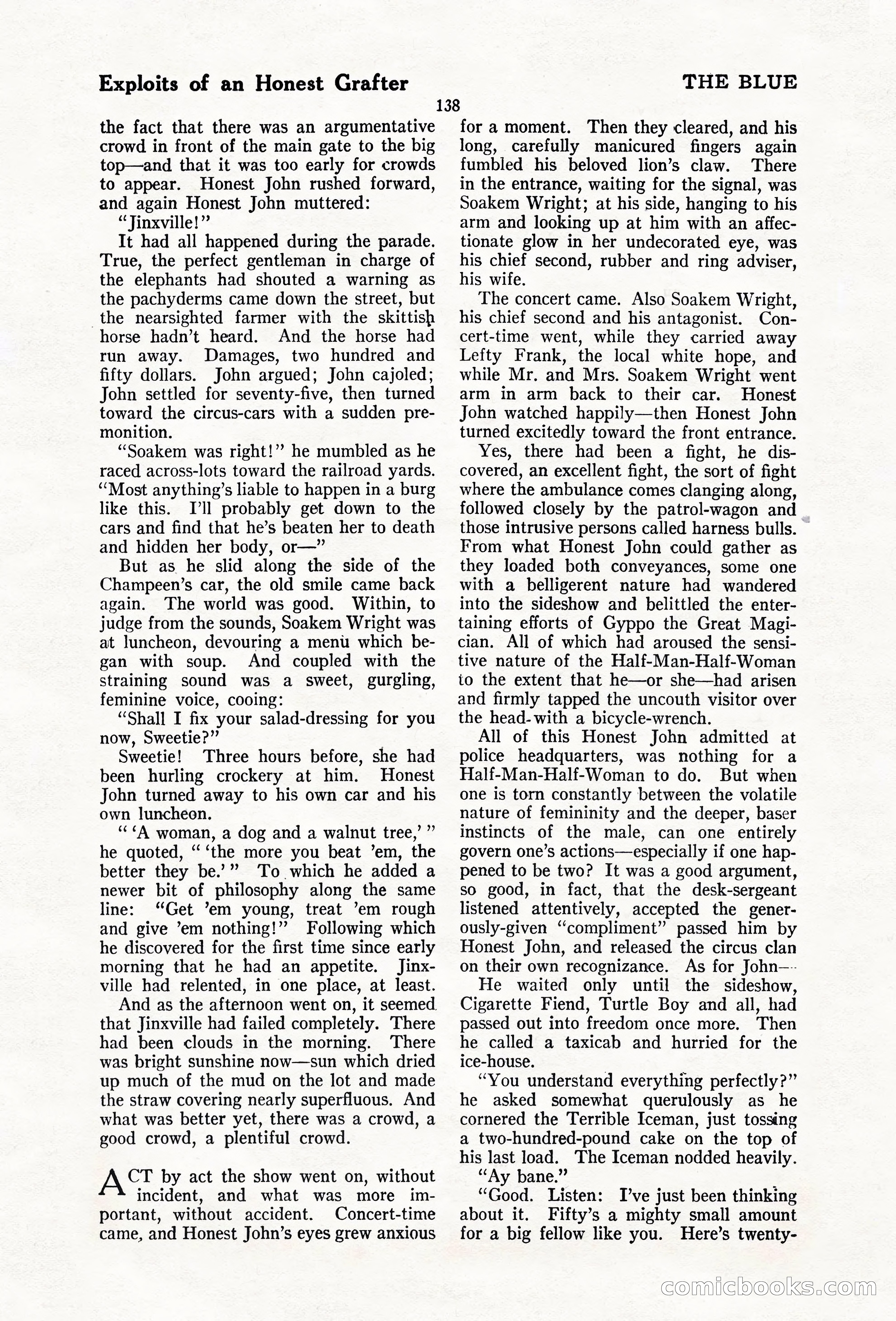 The Blue Book Magazine, February 1920 — page 144 of 210
