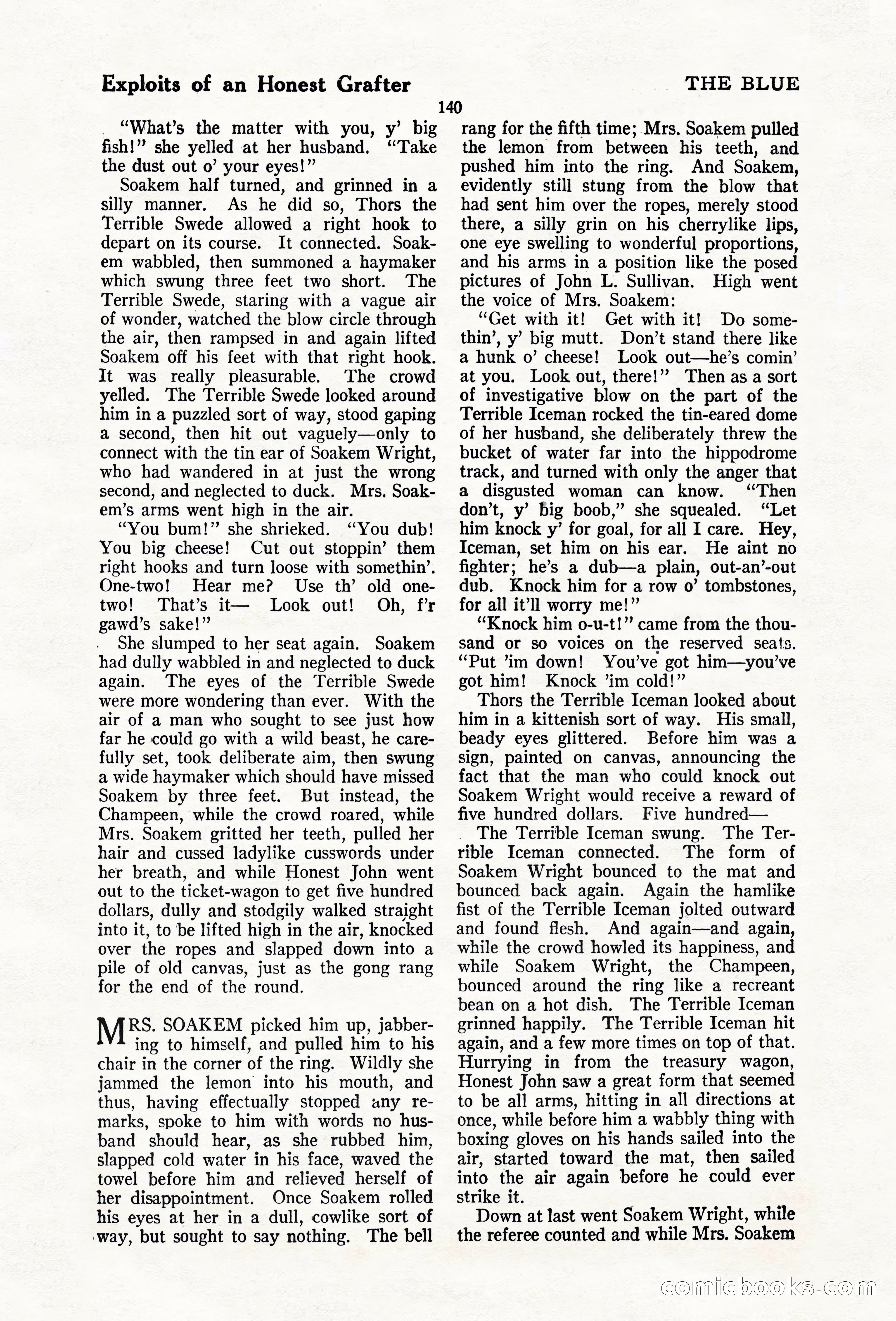 The Blue Book Magazine, February 1920 — page 146 of 210