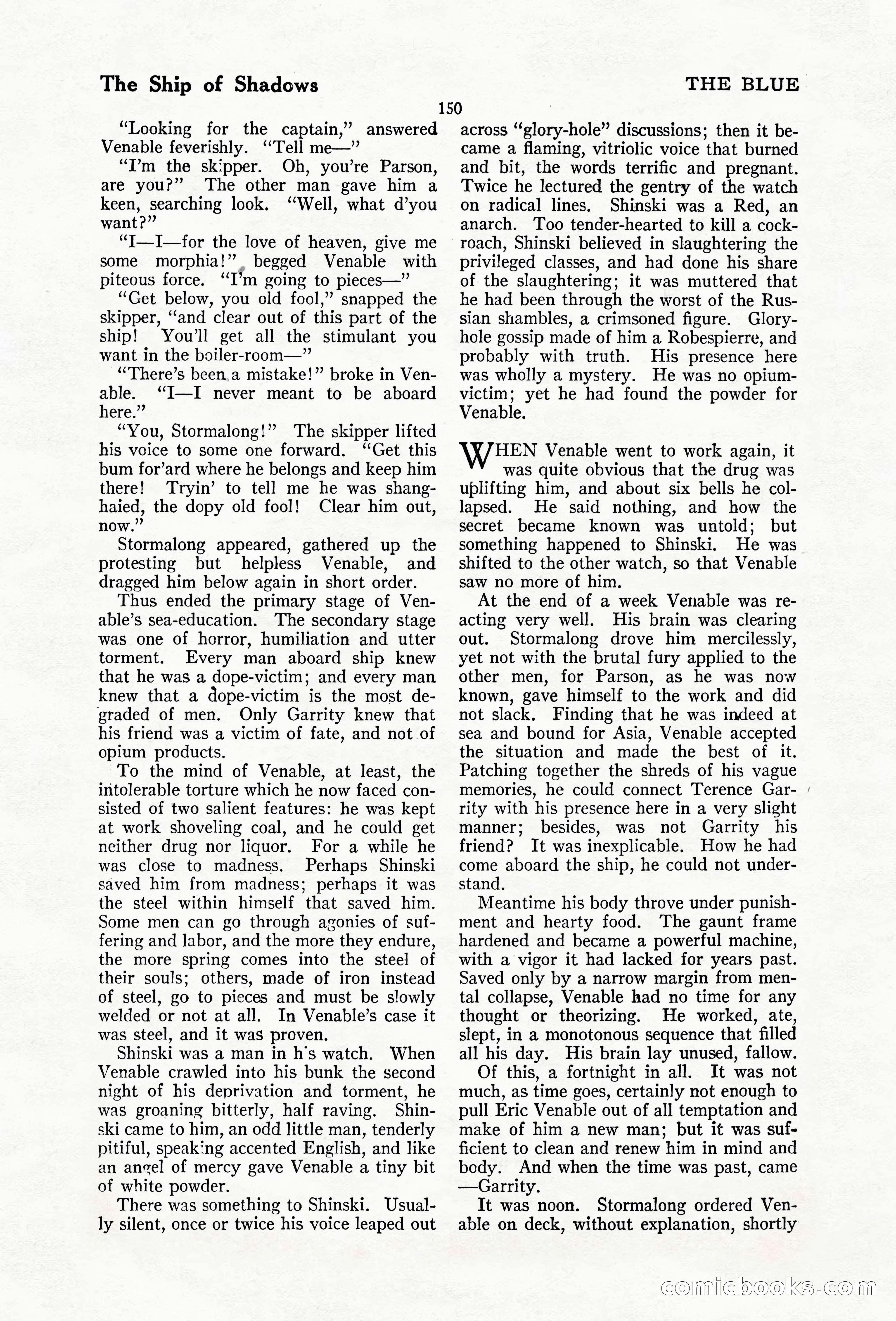 The Blue Book Magazine, February 1920 — page 156 of 210