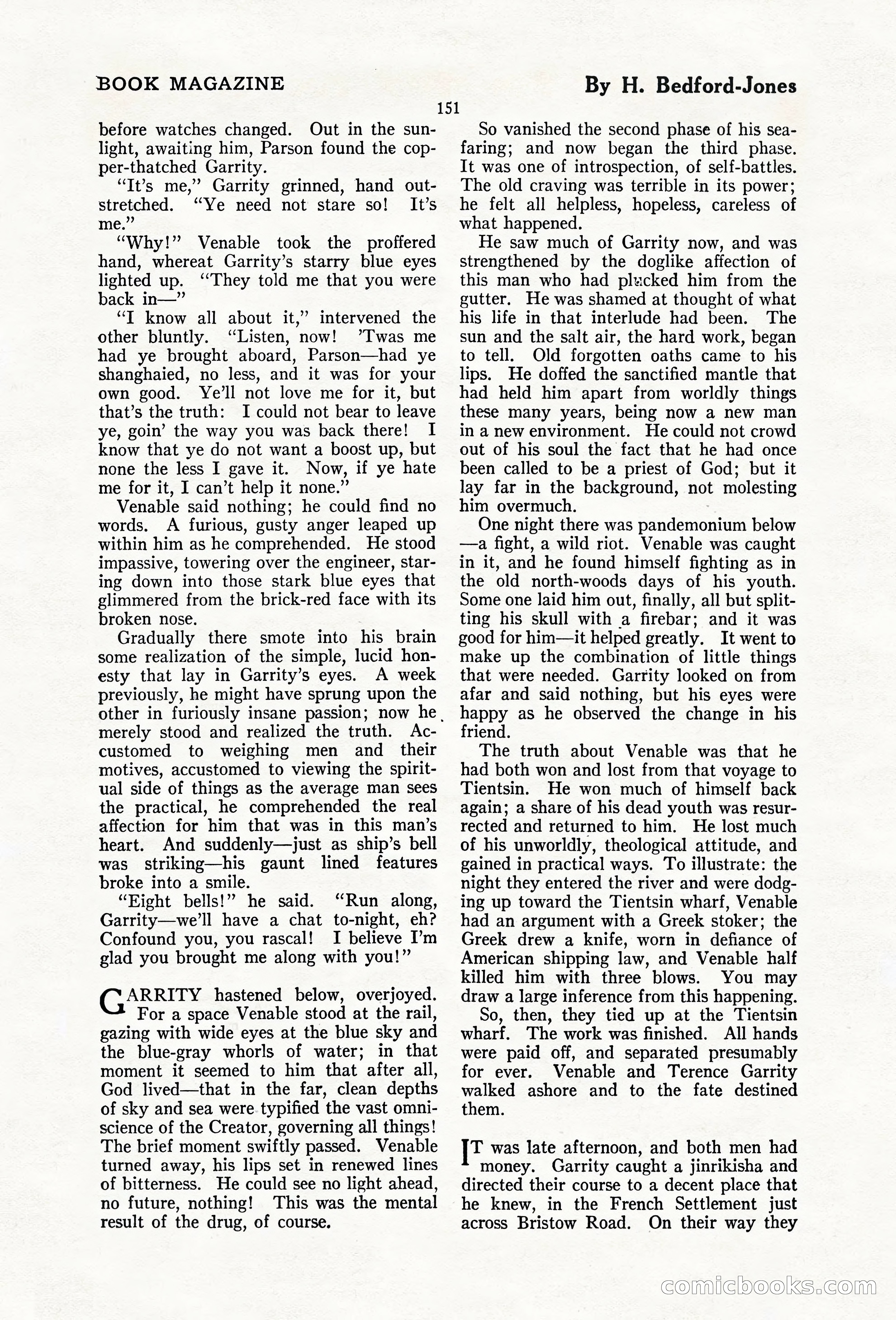 The Blue Book Magazine, February 1920 — page 157 of 210