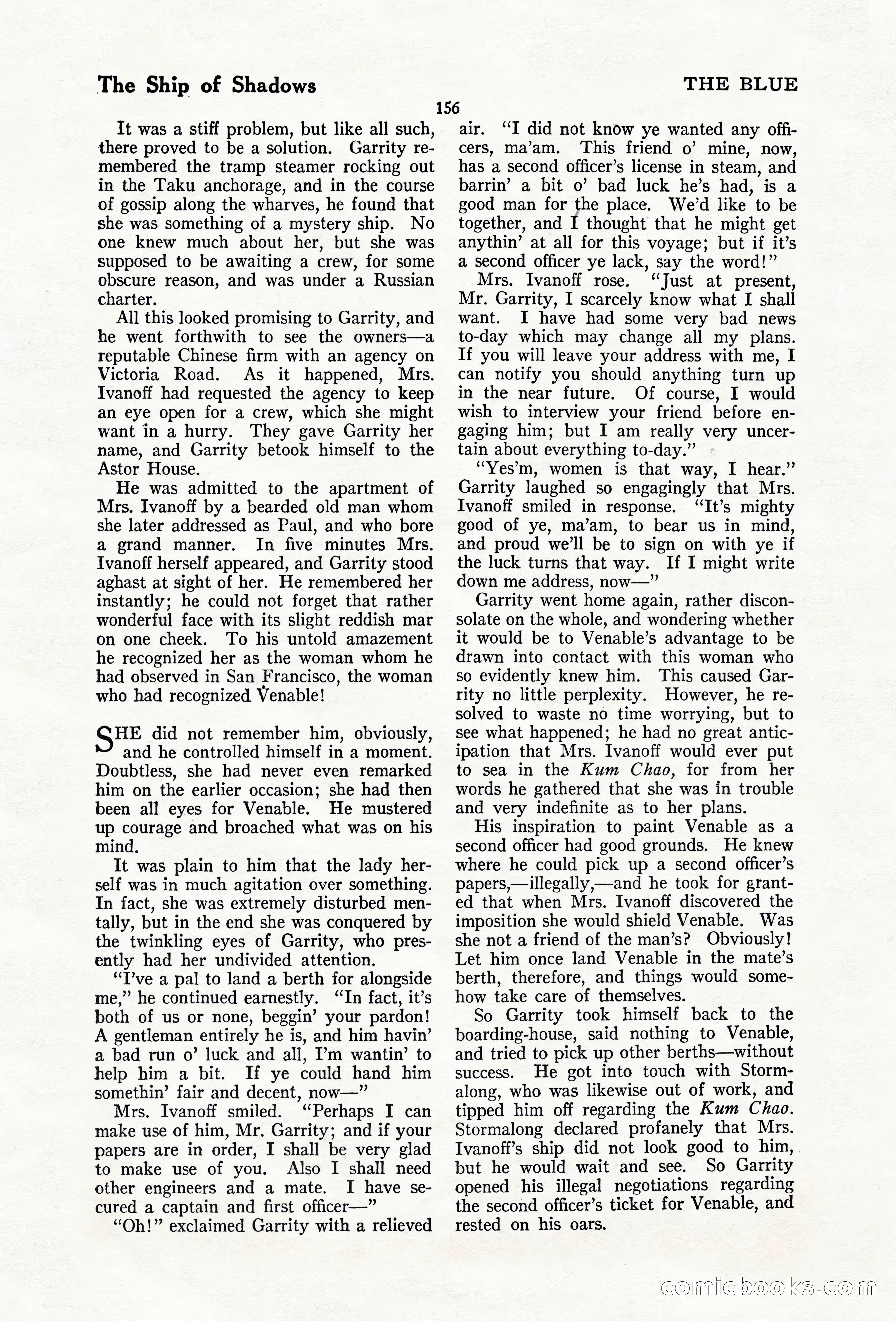 The Blue Book Magazine, February 1920 — page 162 of 210