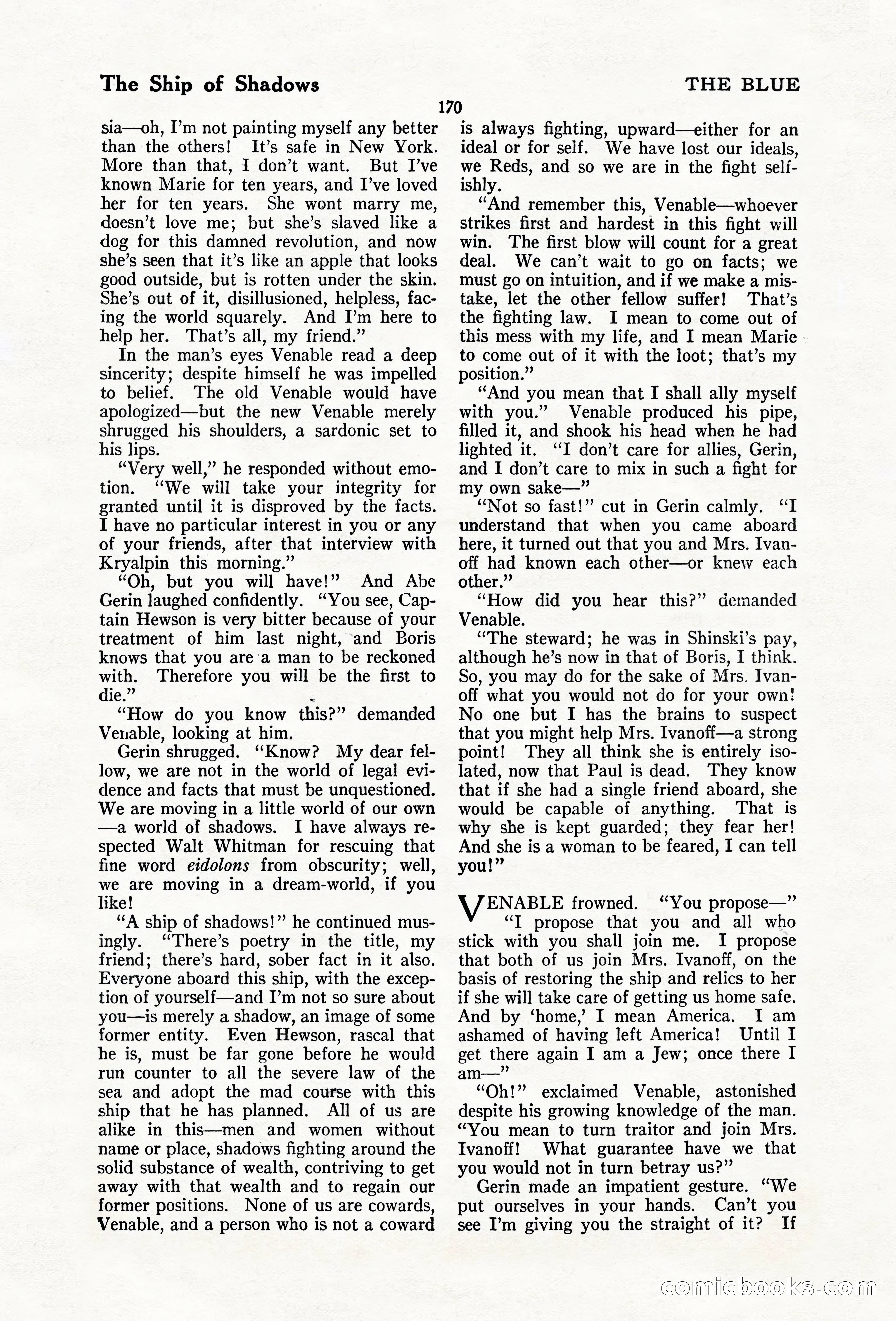 The Blue Book Magazine, February 1920 — page 176 of 210