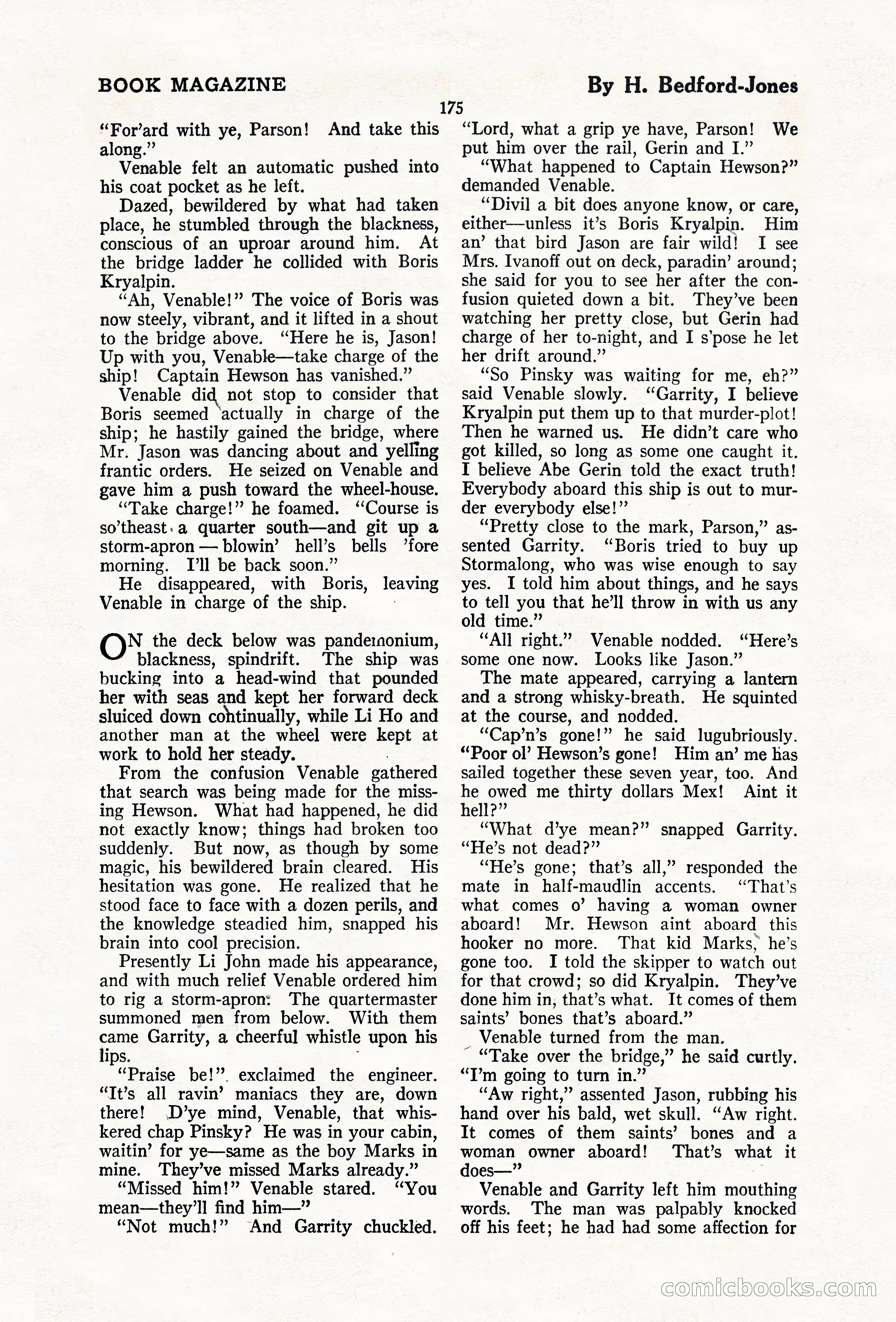 The Blue Book Magazine, February 1920 — page 181 of 210