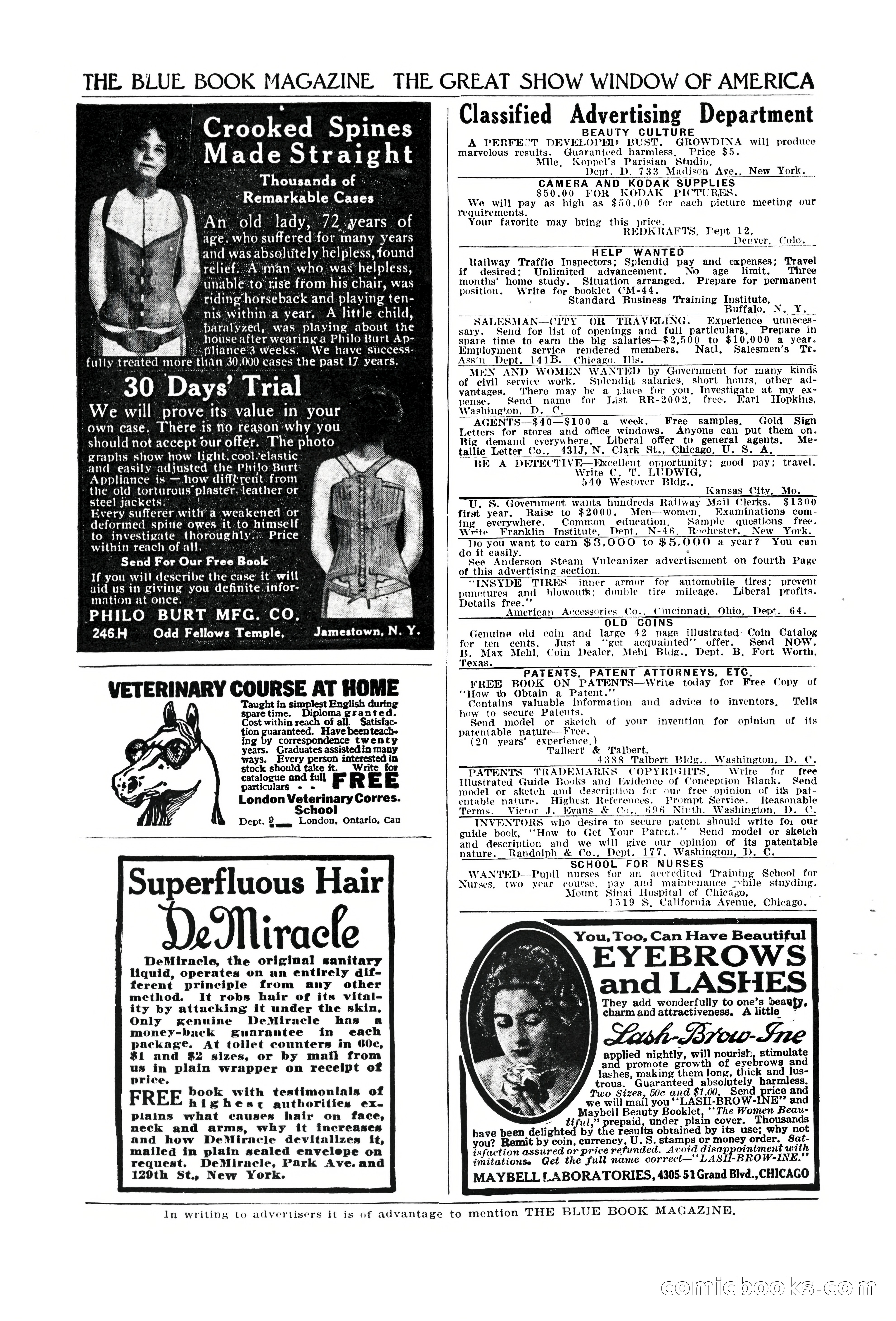 The Blue Book Magazine, February 1920 — page 206 of 210