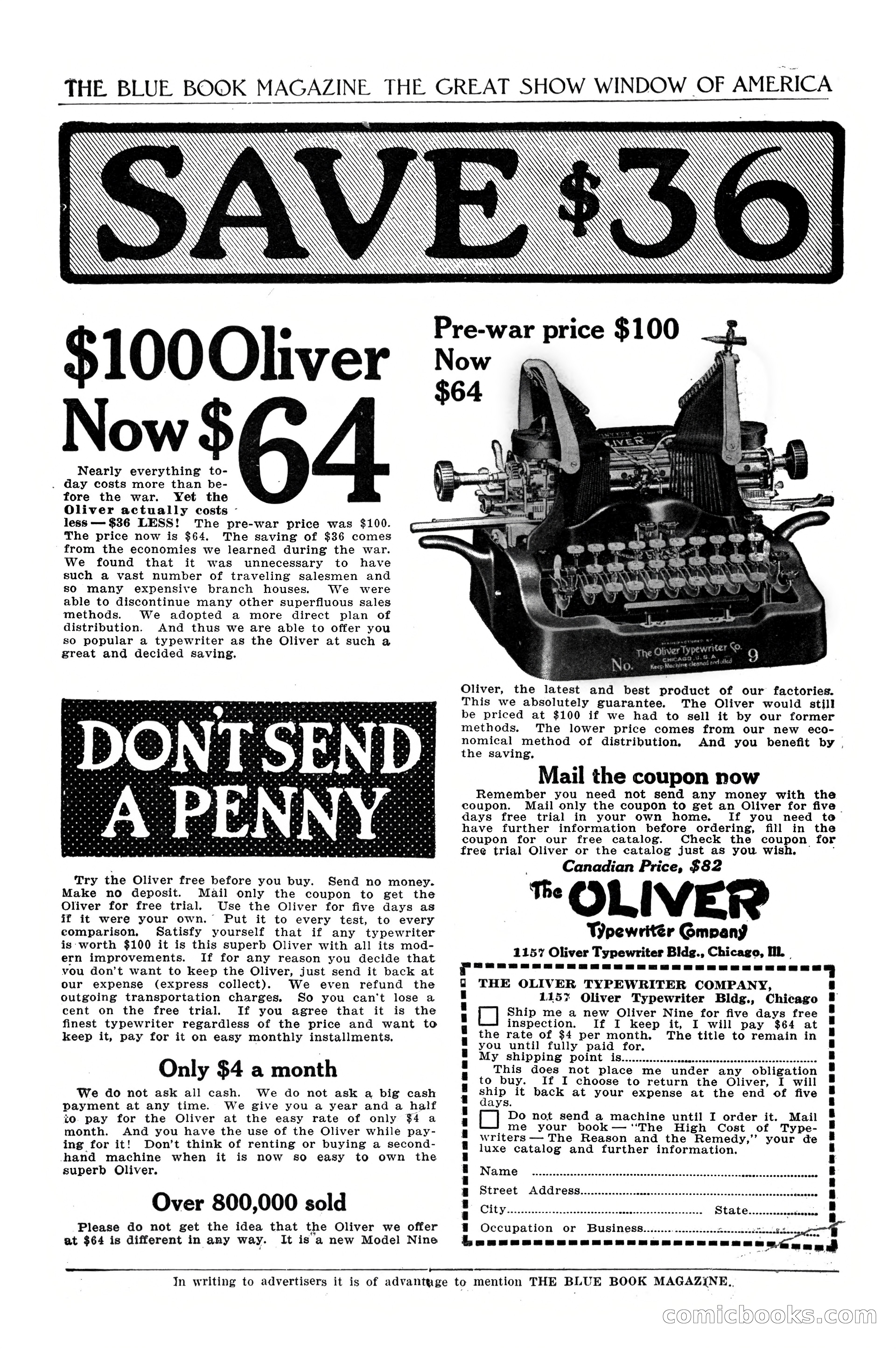 The Blue Book Magazine, October 1920 — page 3 of 212