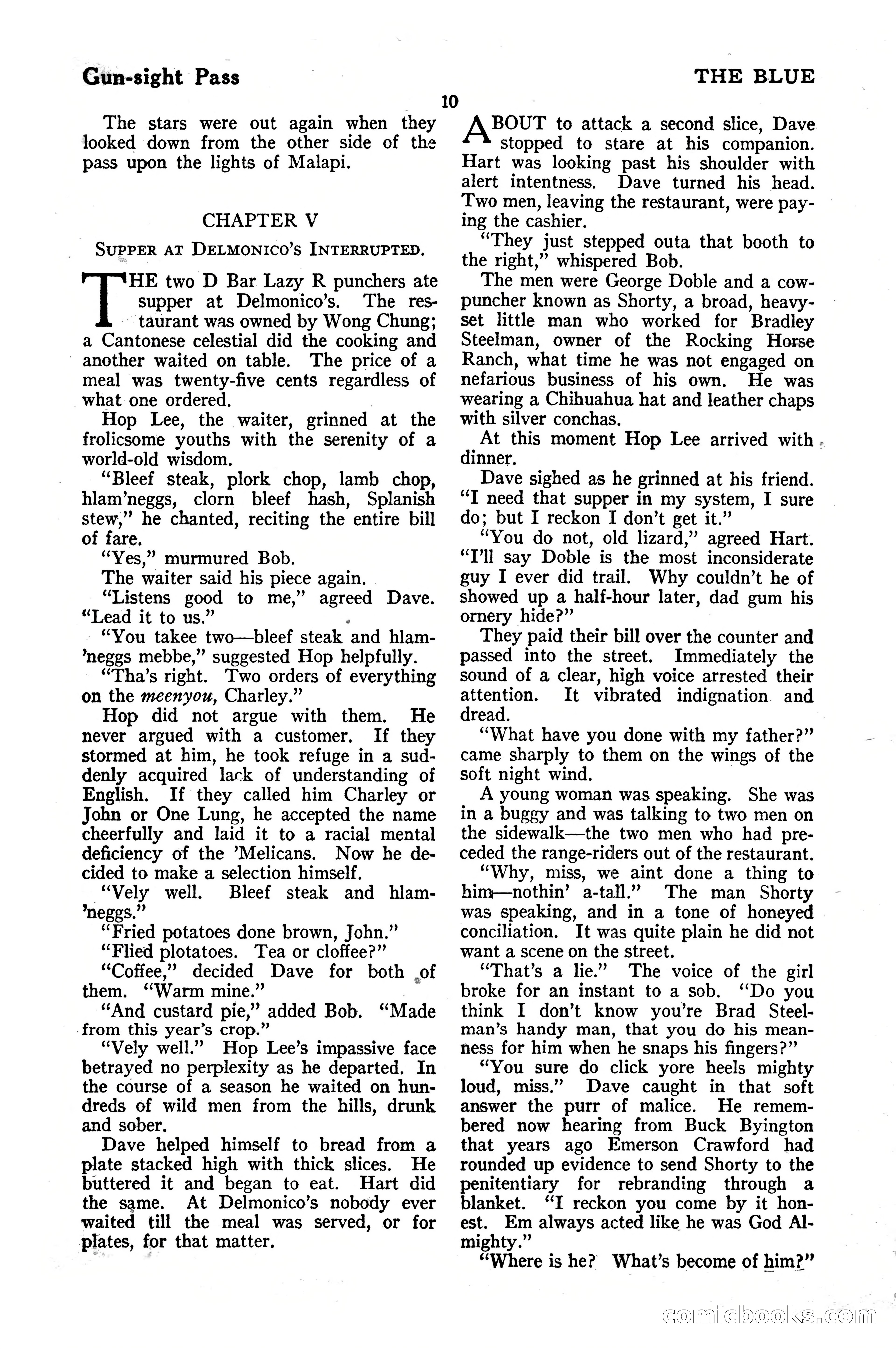 The Blue Book Magazine, October 1920 — page 16 of 212