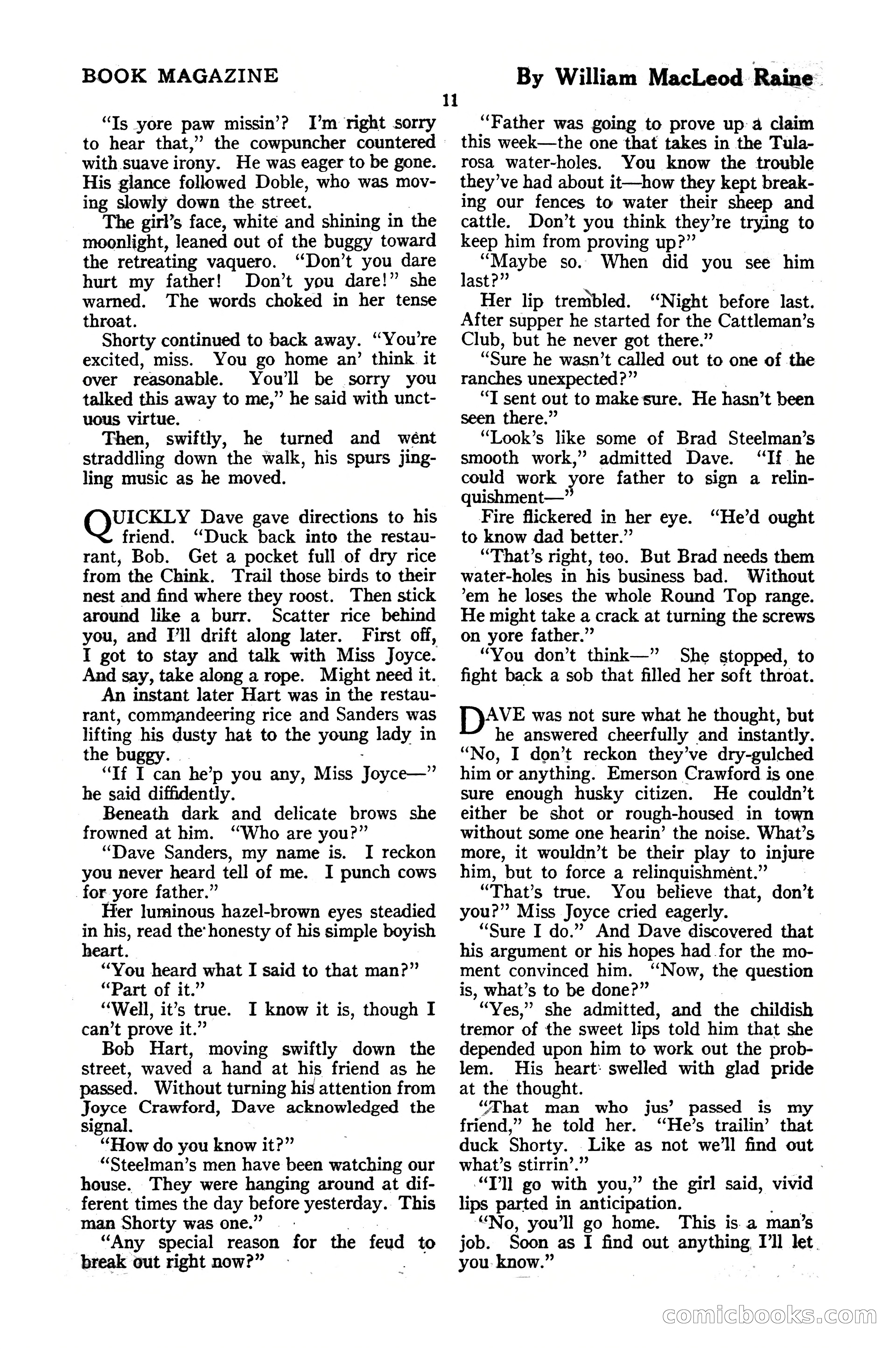 The Blue Book Magazine, October 1920 — page 17 of 212