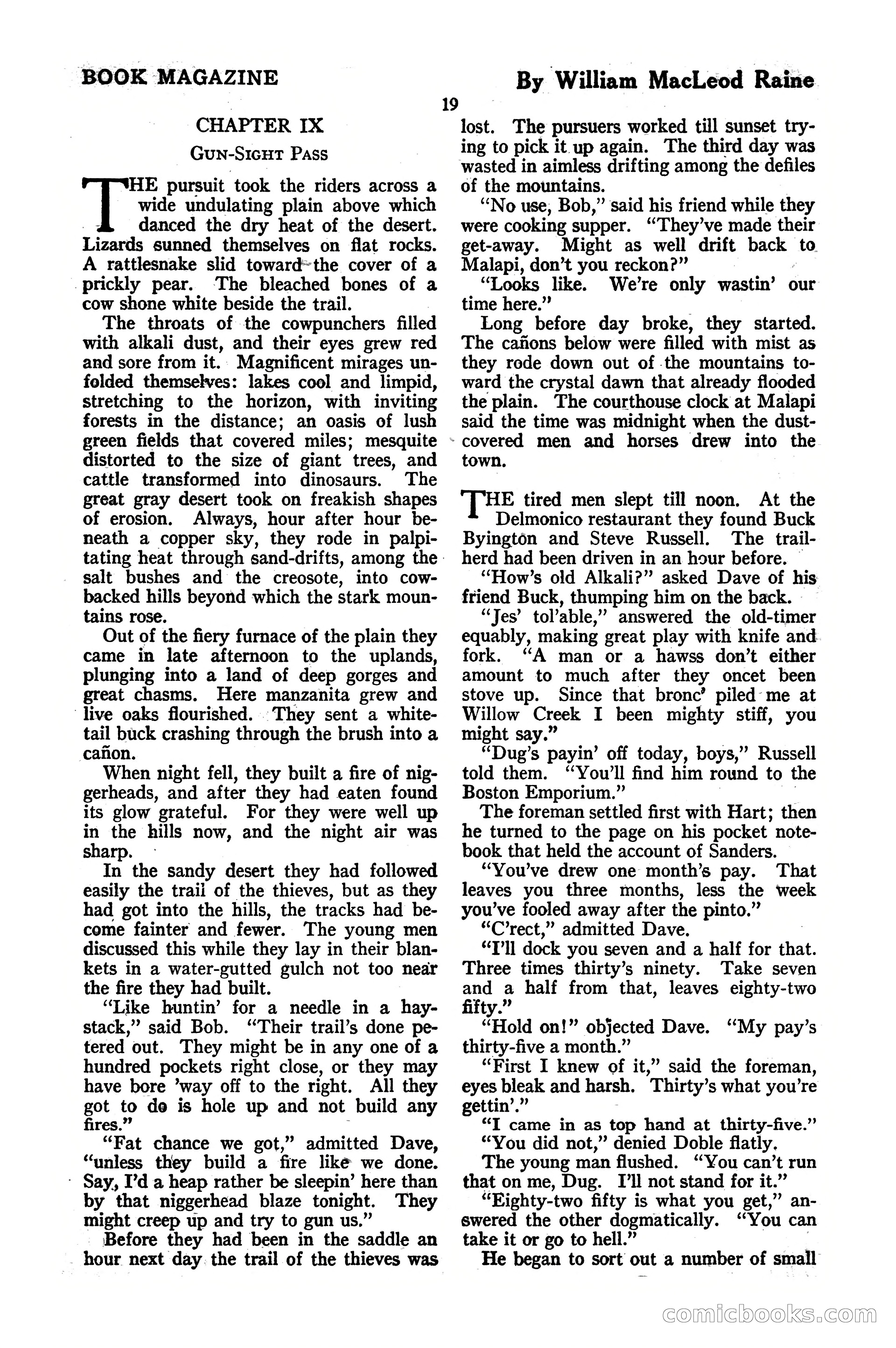 The Blue Book Magazine, October 1920 — page 25 of 212