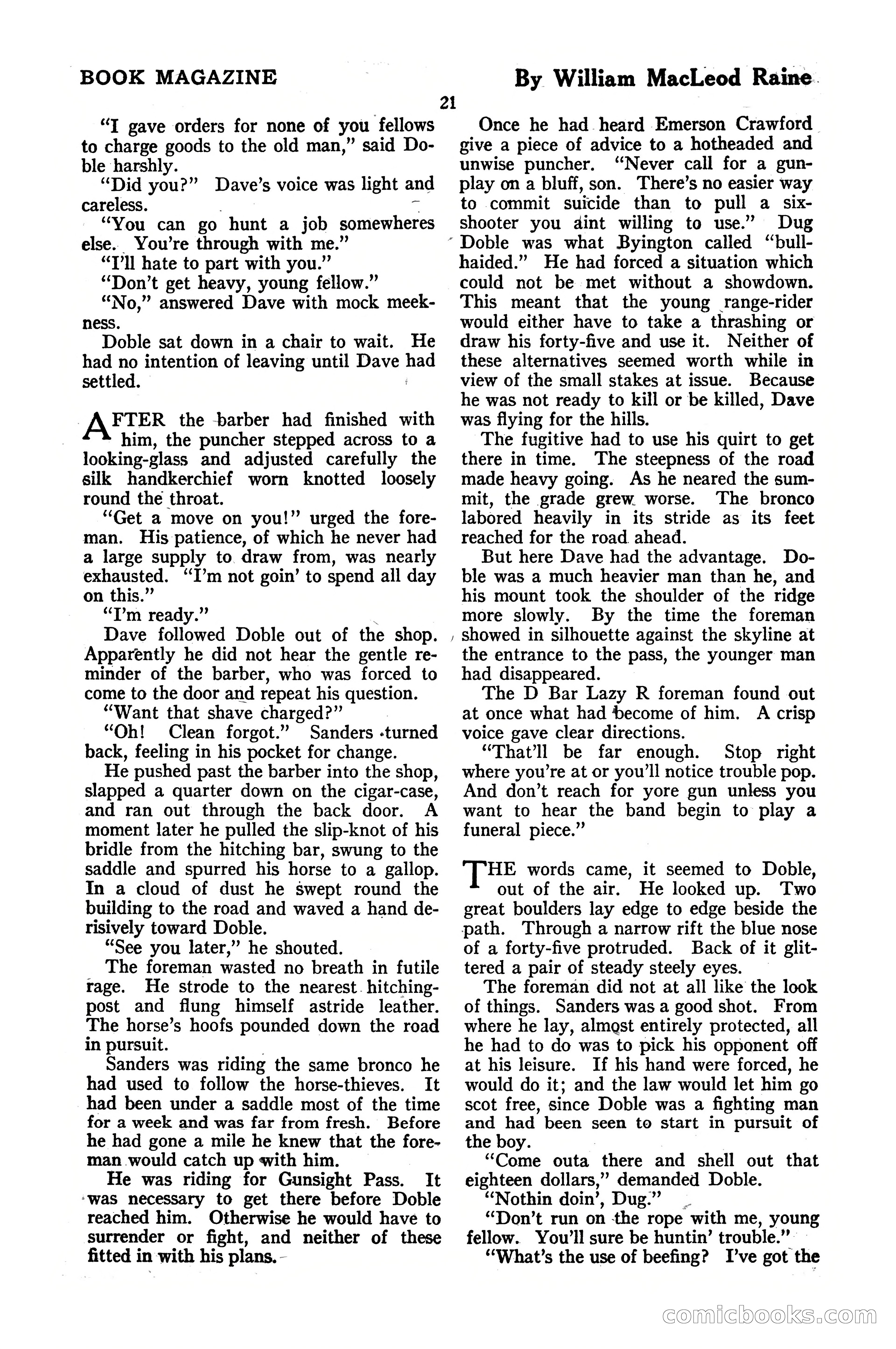 The Blue Book Magazine, October 1920 — page 27 of 212
