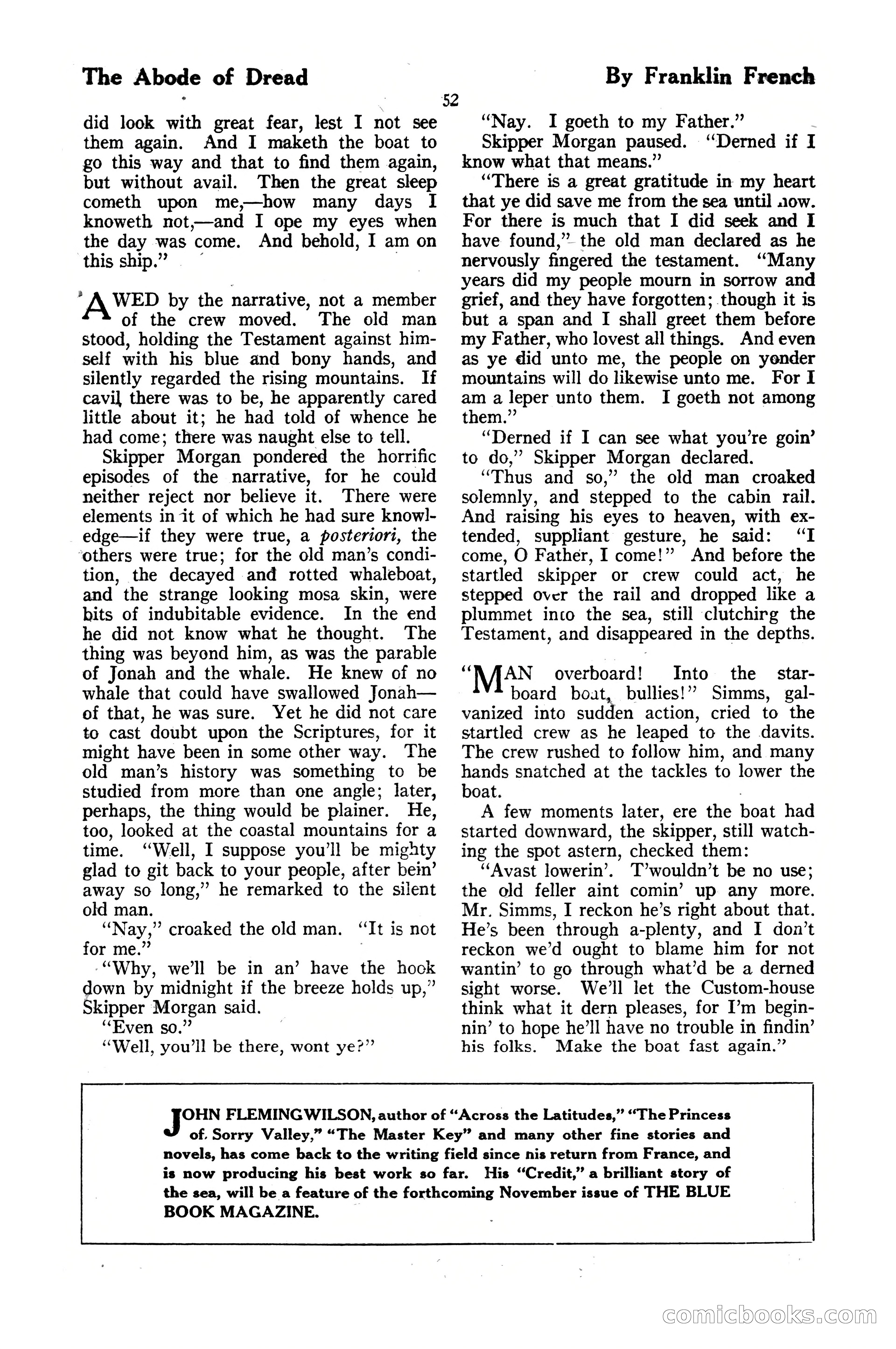 The Blue Book Magazine, October 1920 — page 58 of 212