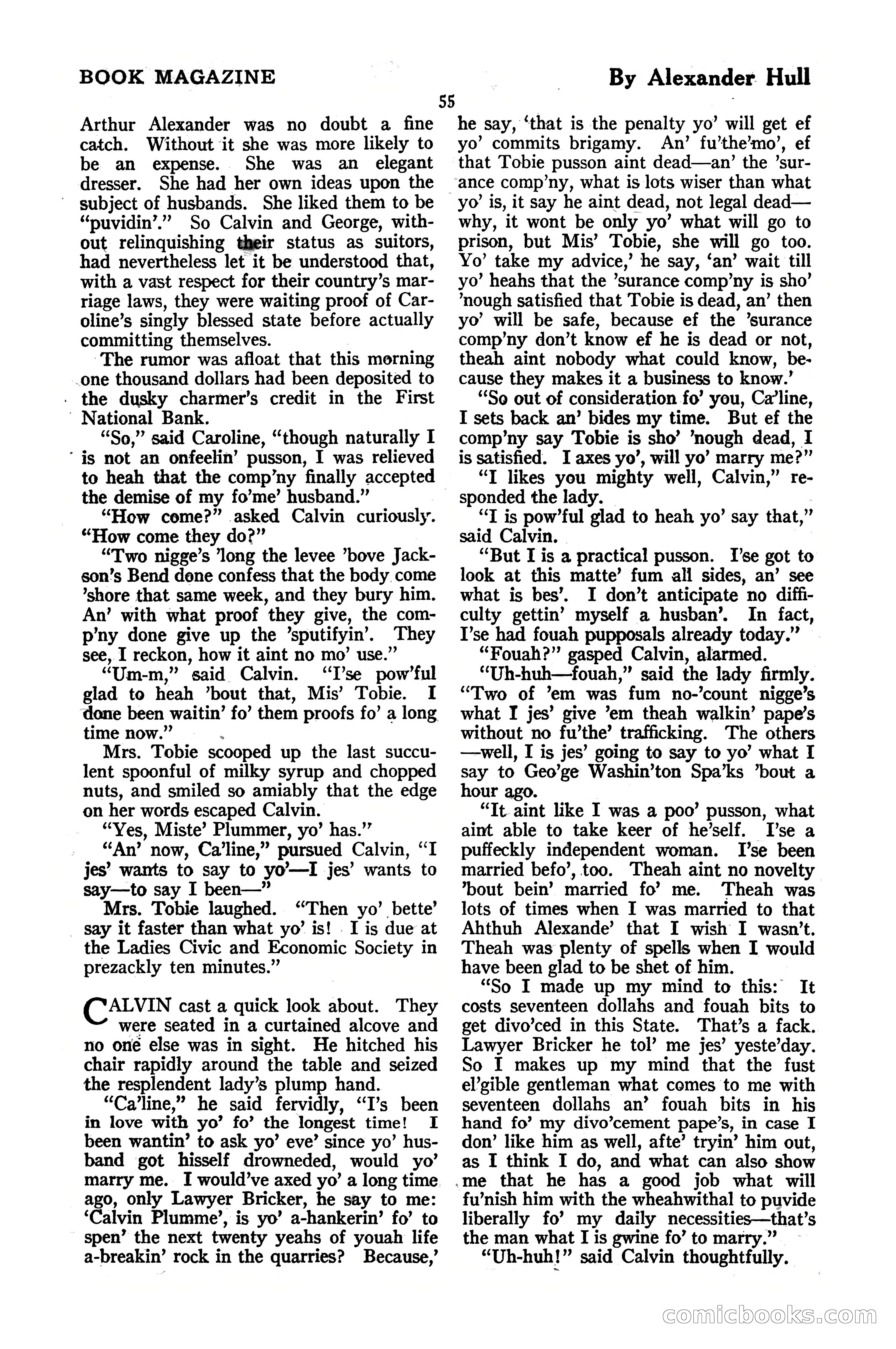 The Blue Book Magazine, October 1920 — page 61 of 212