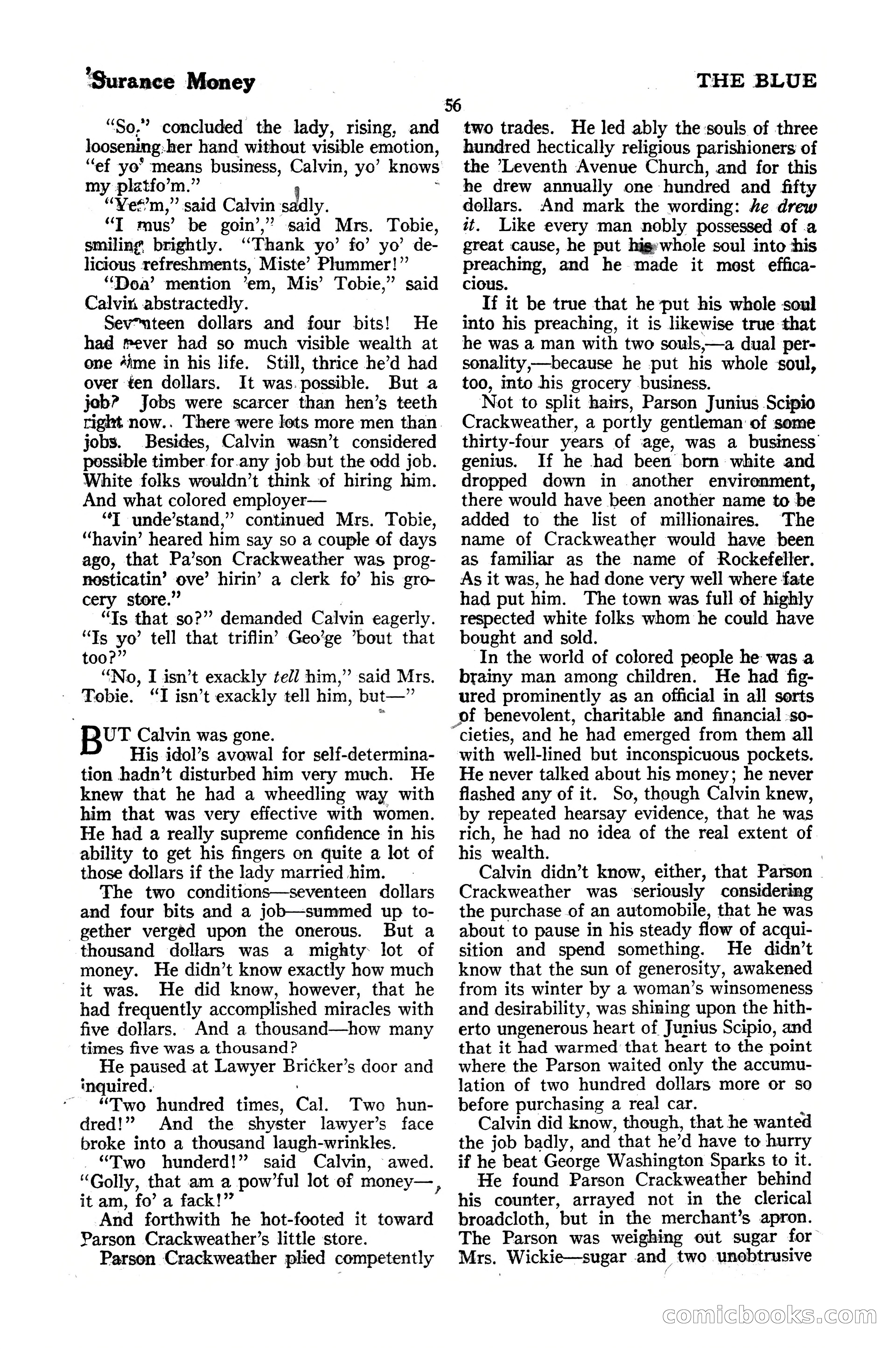 The Blue Book Magazine, October 1920 — page 62 of 212