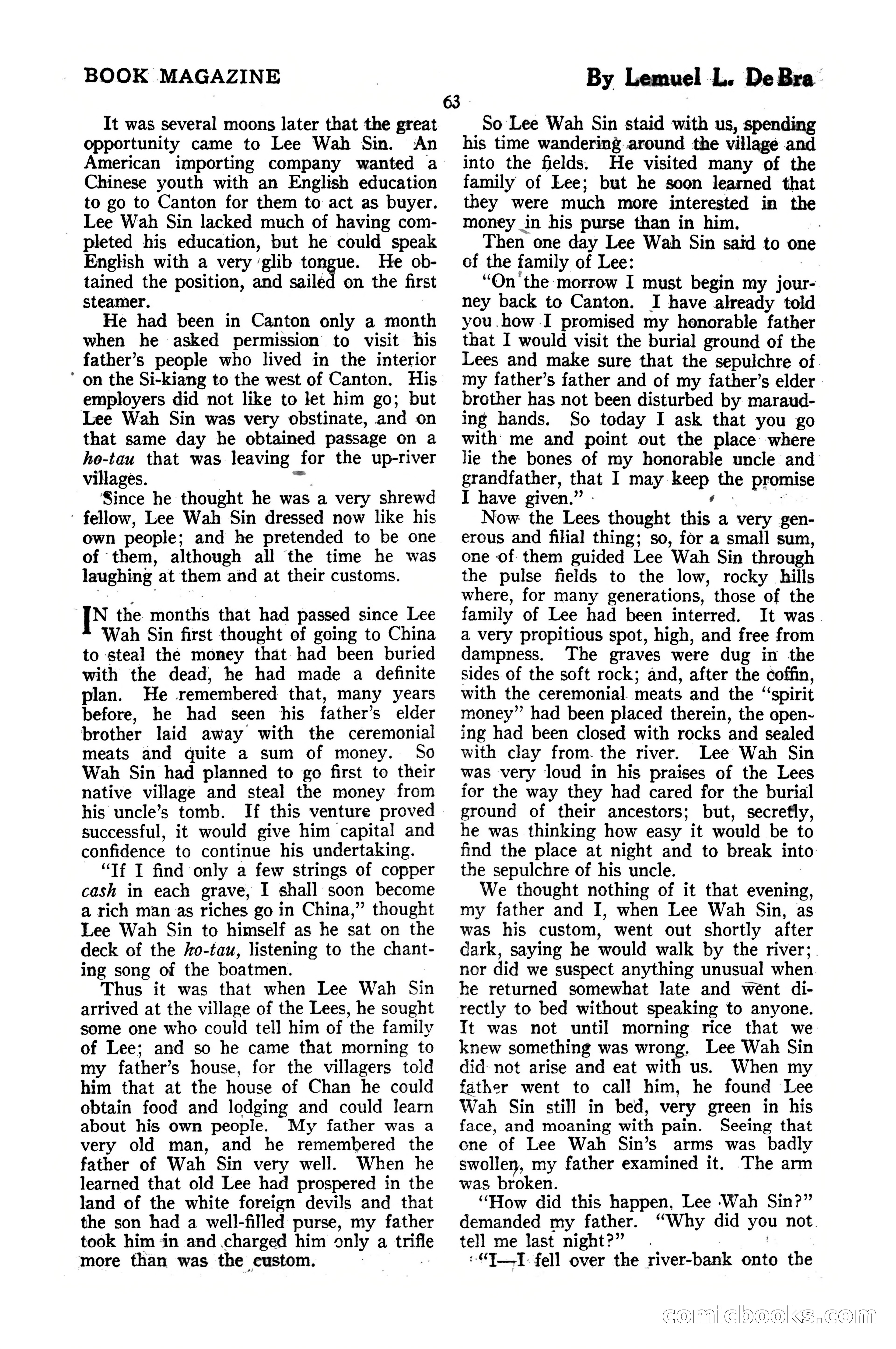 The Blue Book Magazine, October 1920 — page 69 of 212