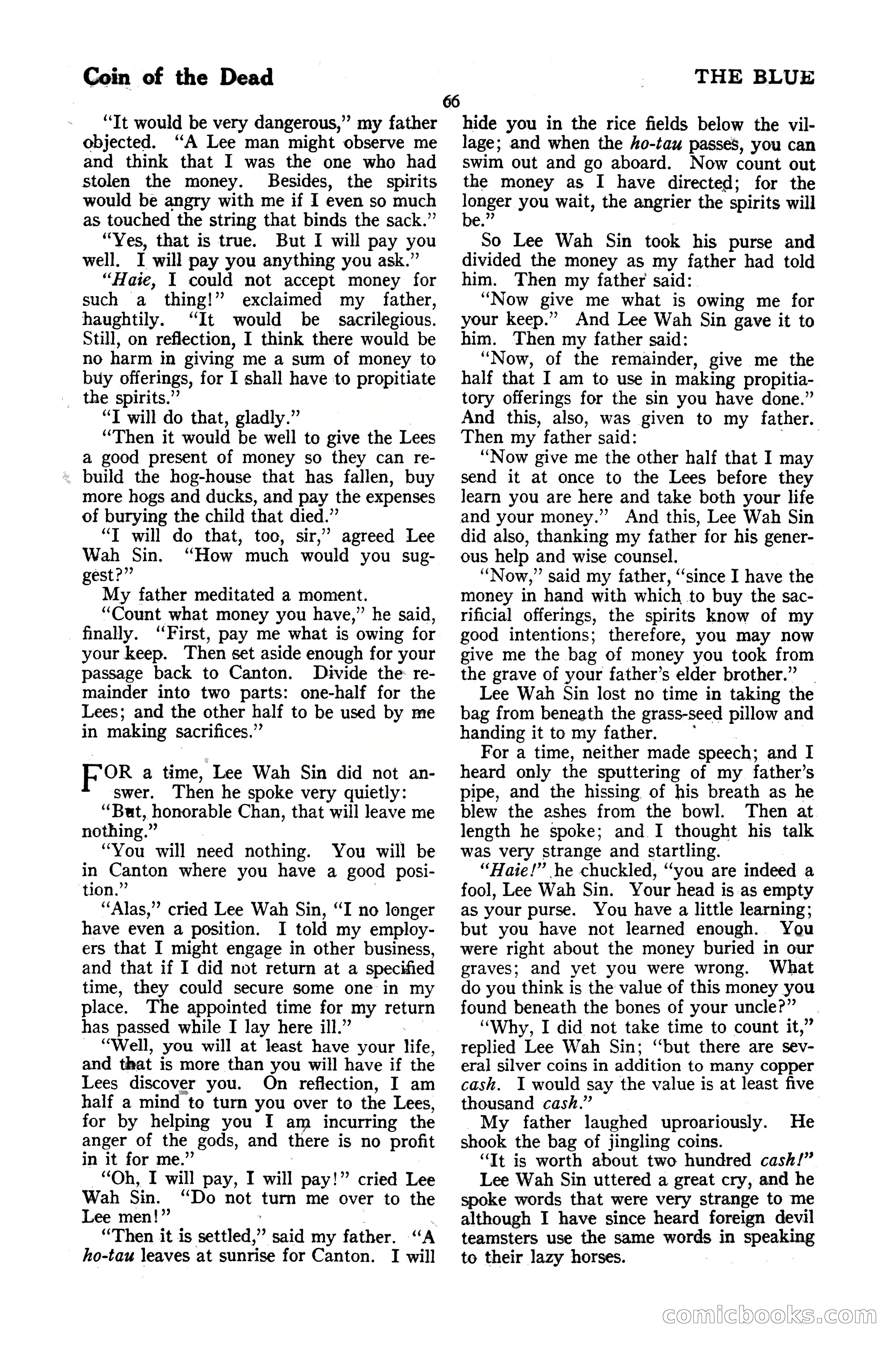 The Blue Book Magazine, October 1920 — page 72 of 212