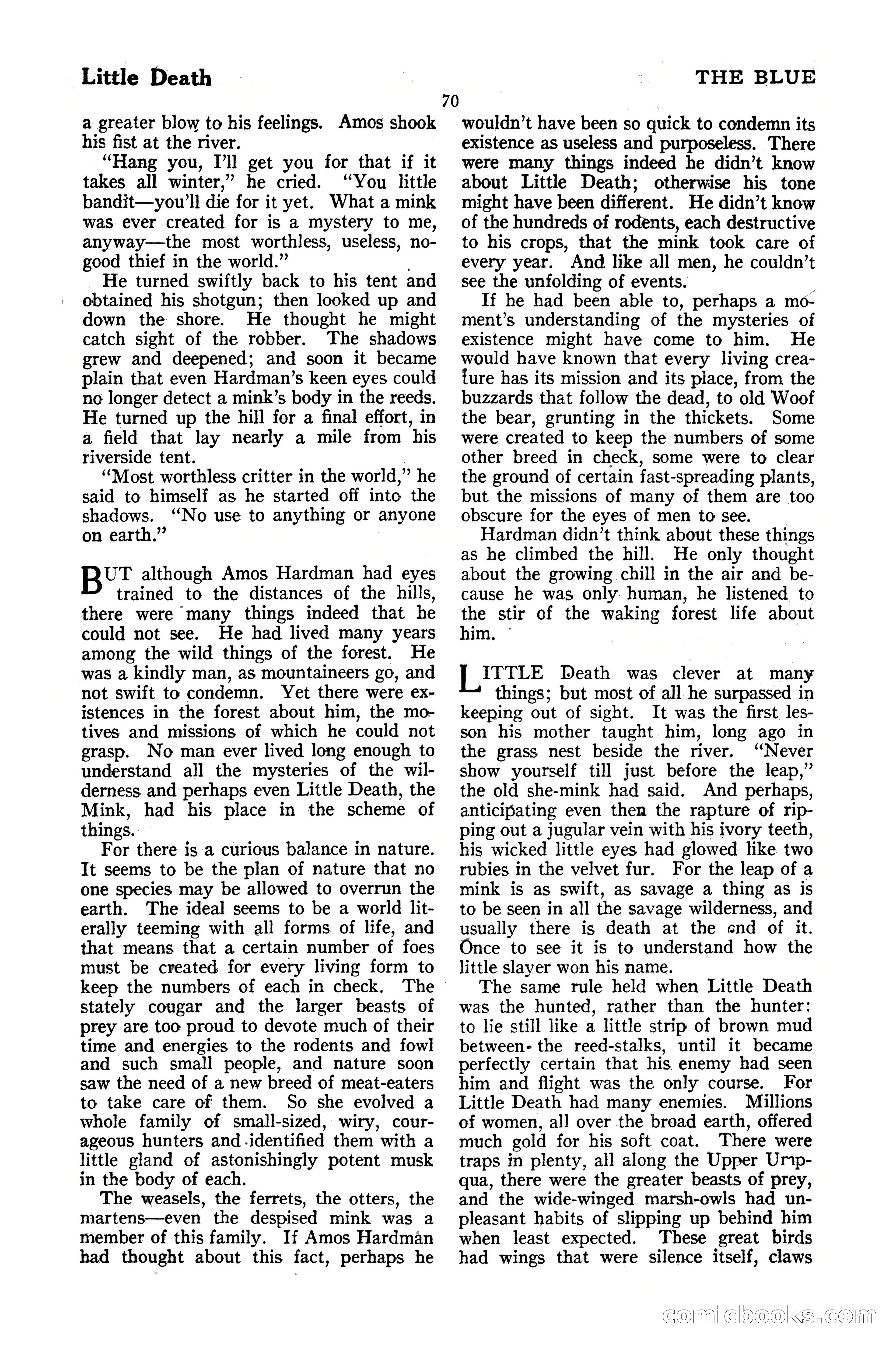 The Blue Book Magazine, October 1920 — page 76 of 212