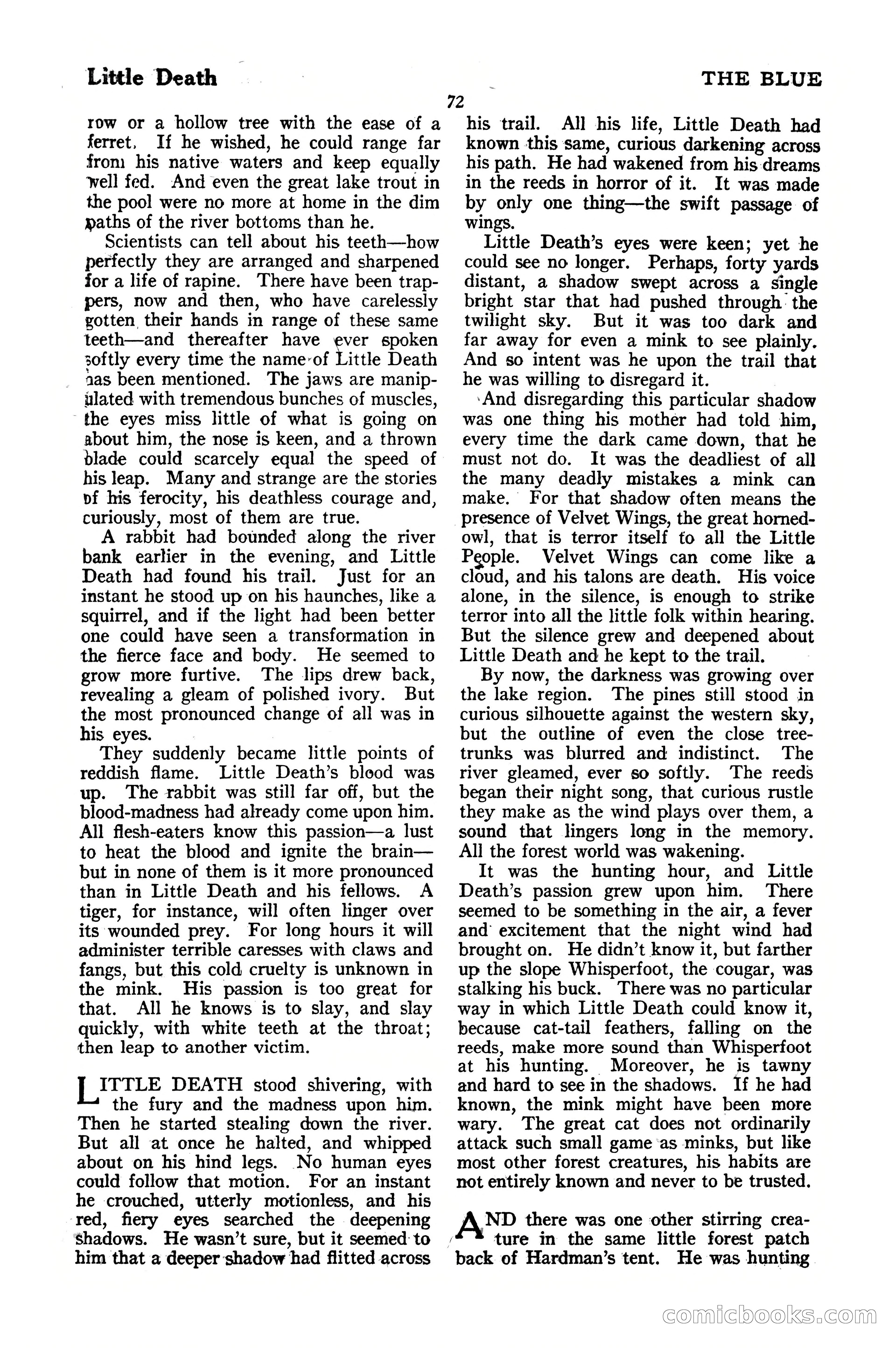 The Blue Book Magazine, October 1920 — page 78 of 212