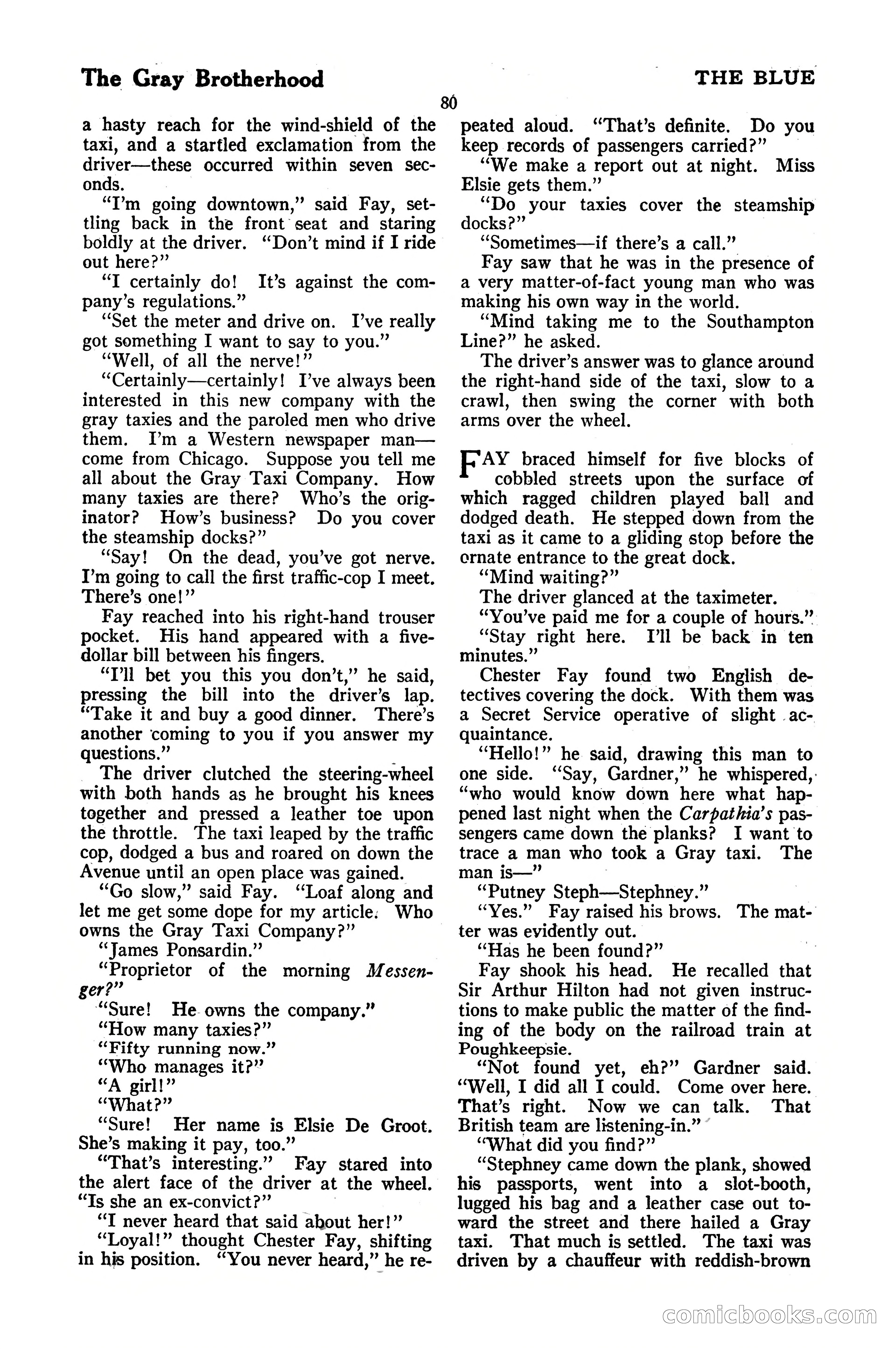 The Blue Book Magazine, October 1920 — page 86 of 212