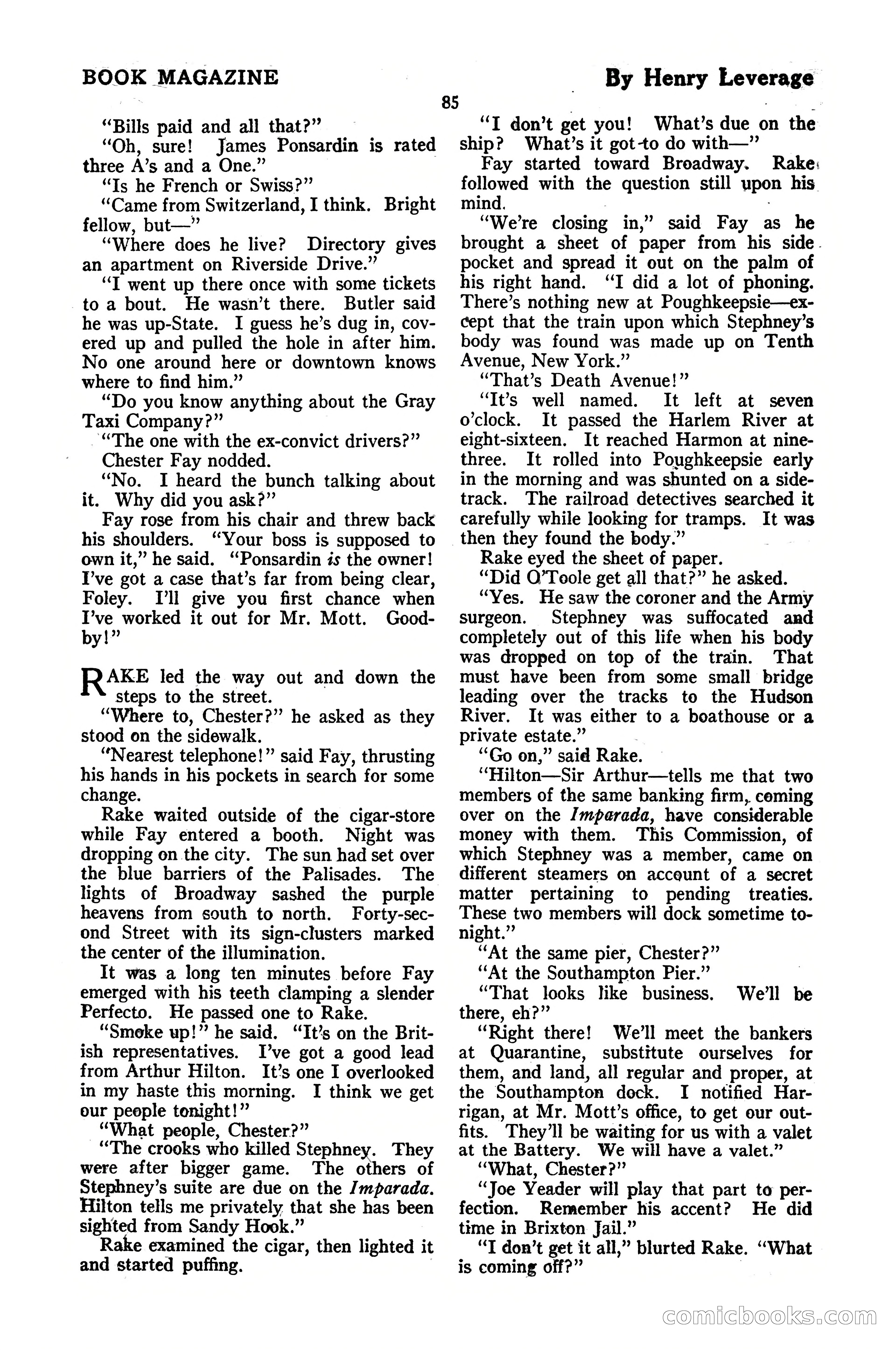 The Blue Book Magazine, October 1920 — page 91 of 212