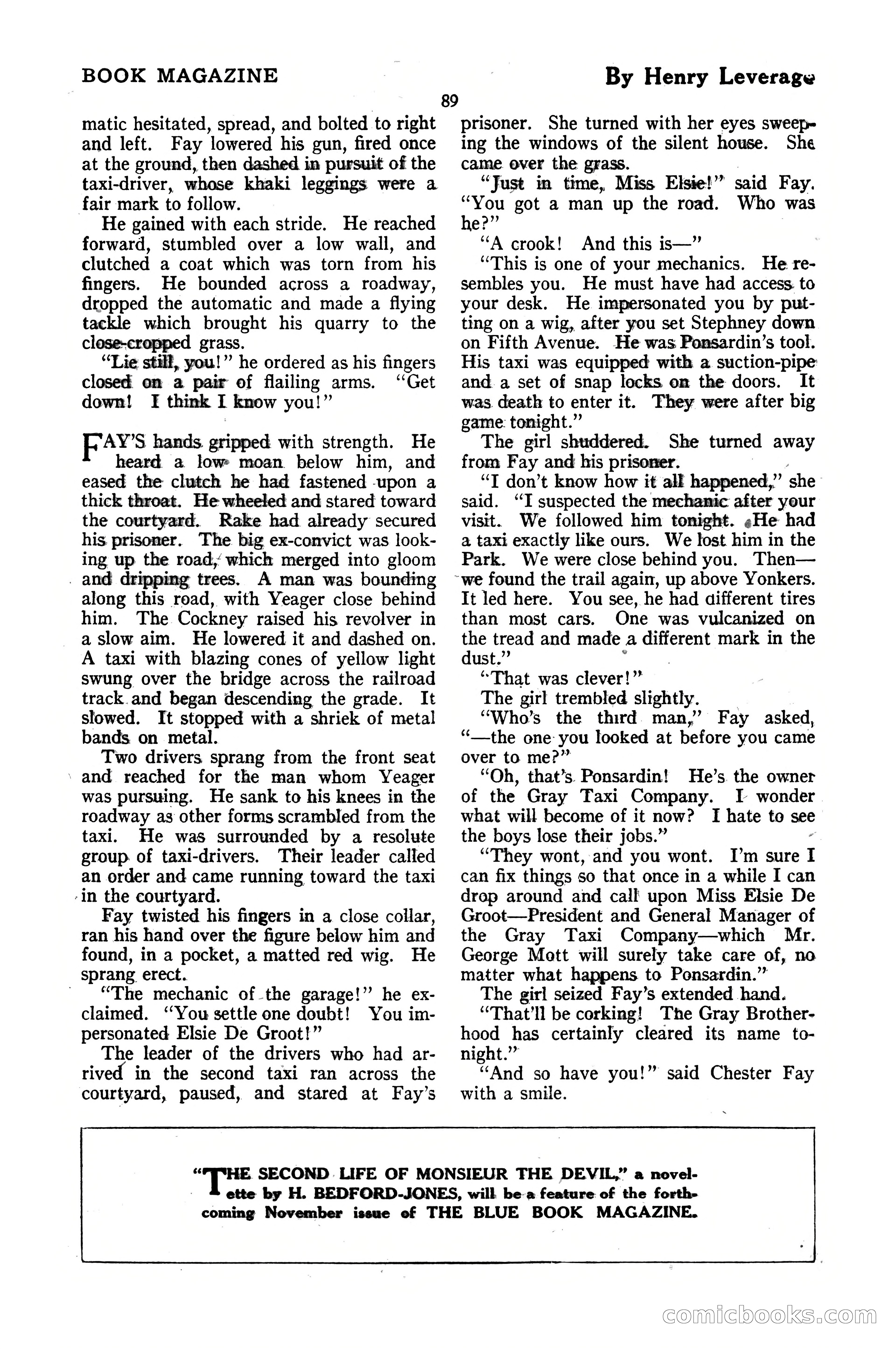 The Blue Book Magazine, October 1920 — page 95 of 212