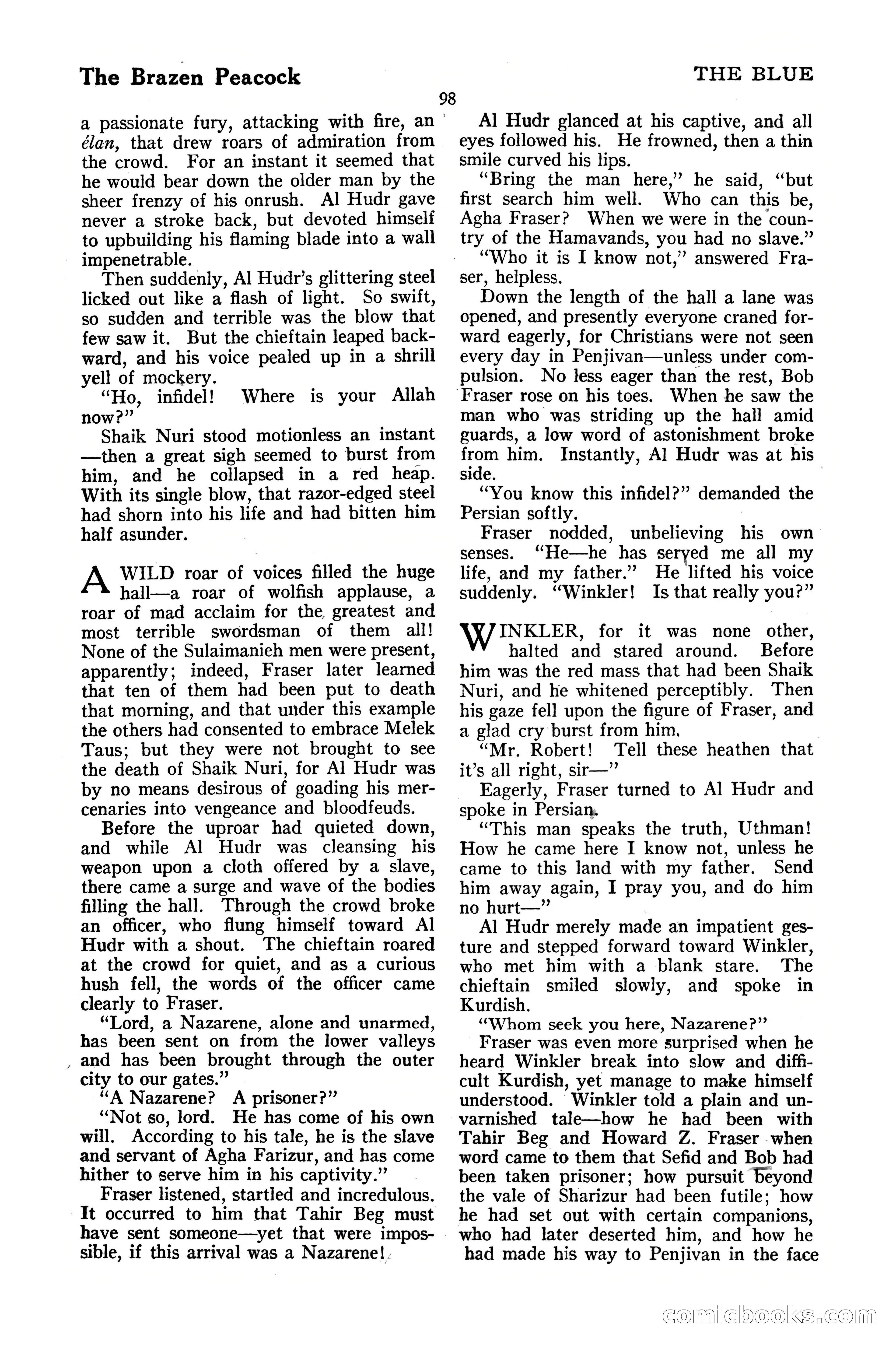 The Blue Book Magazine, October 1920 — page 104 of 212
