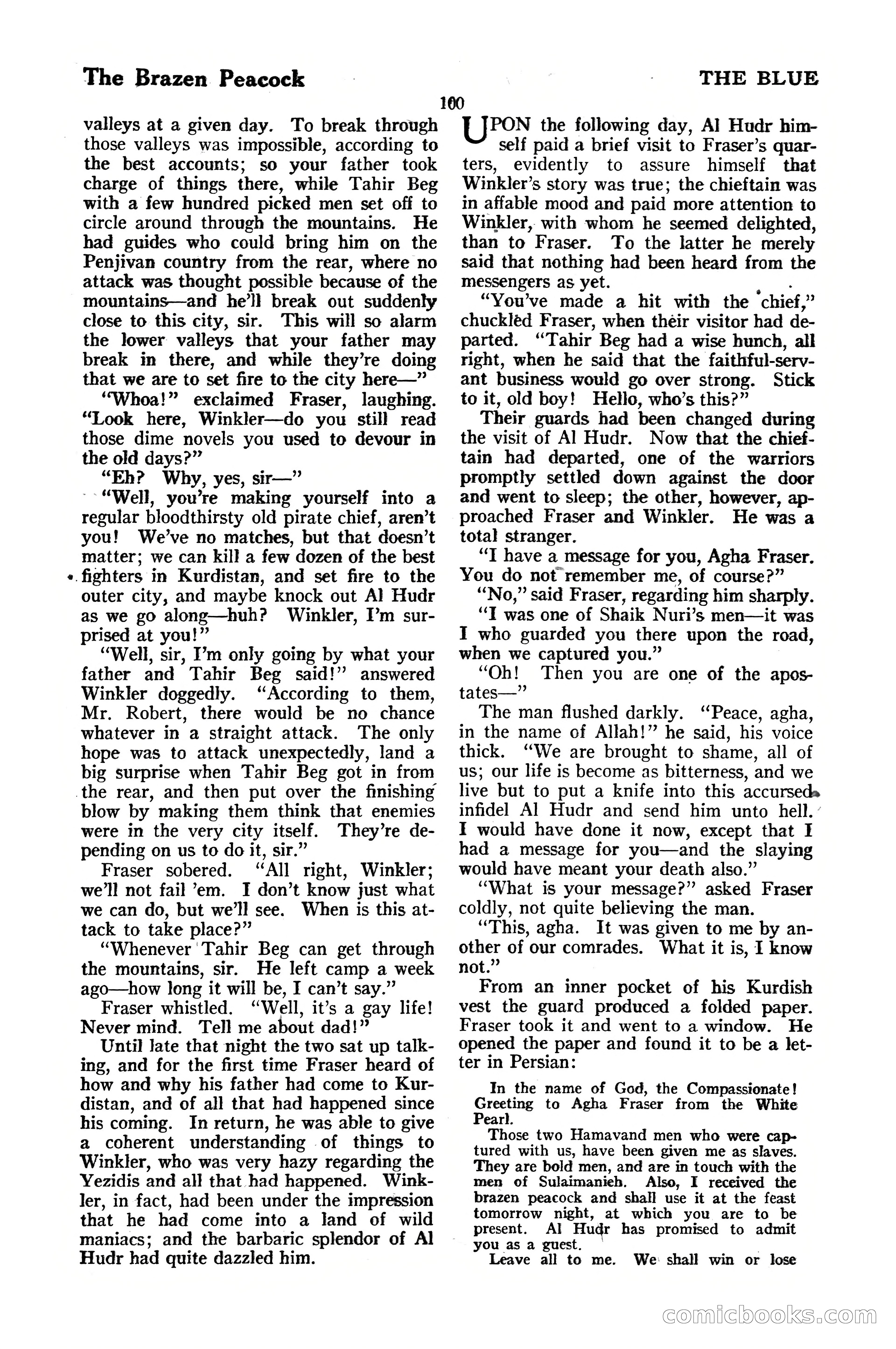 The Blue Book Magazine, October 1920 — page 106 of 212