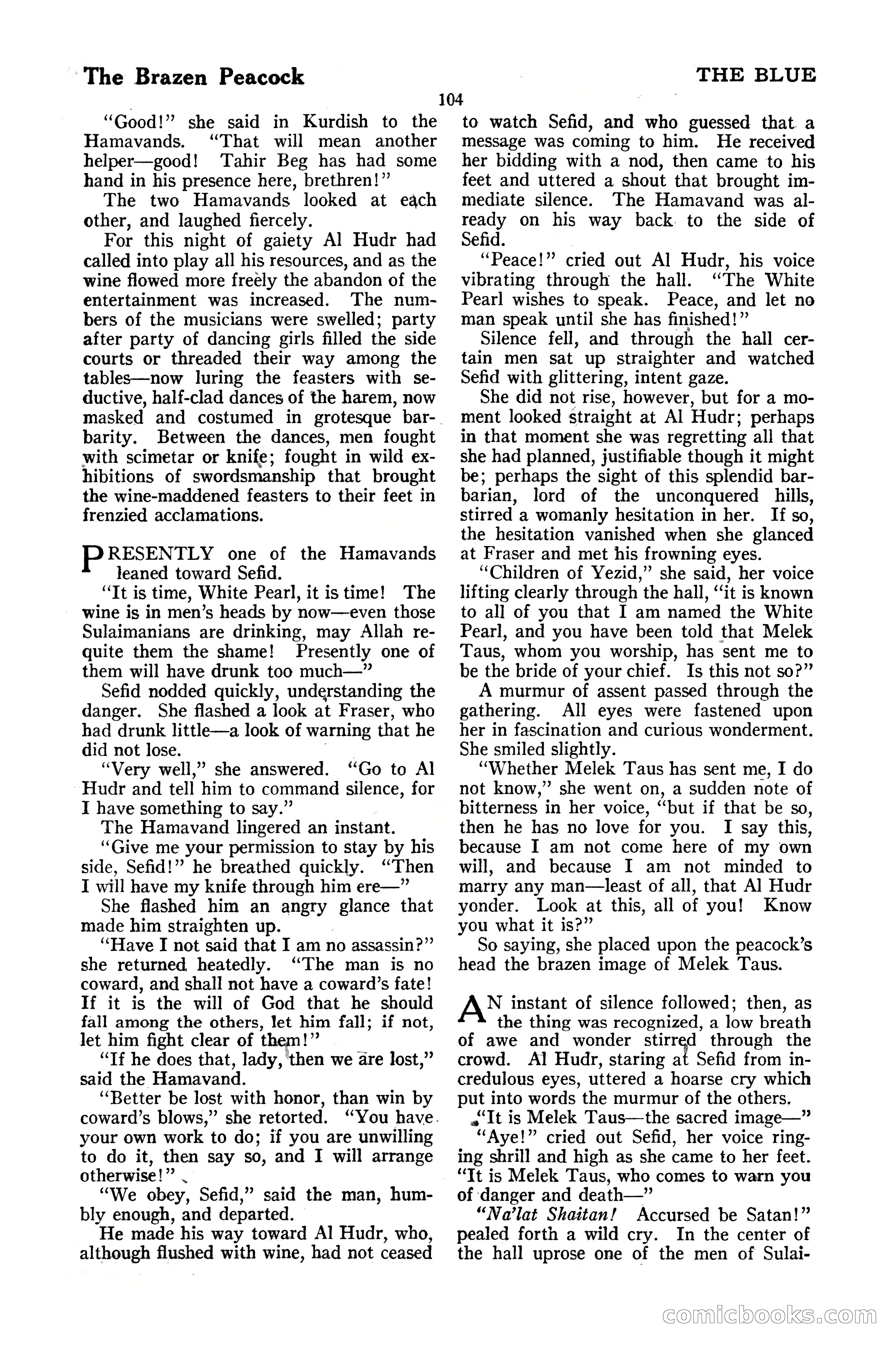 The Blue Book Magazine, October 1920 — page 110 of 212
